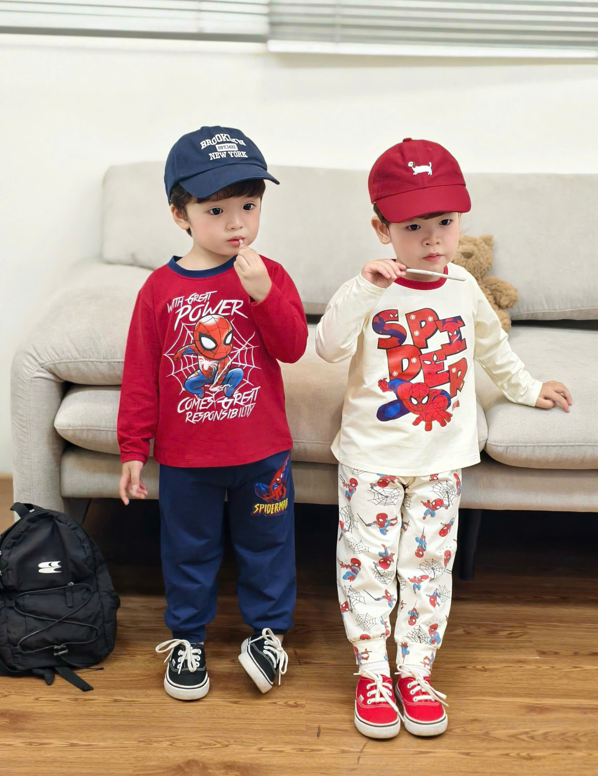 C418 - SET 2 BỘ DÀI TAY NGƯỜI NHỆN