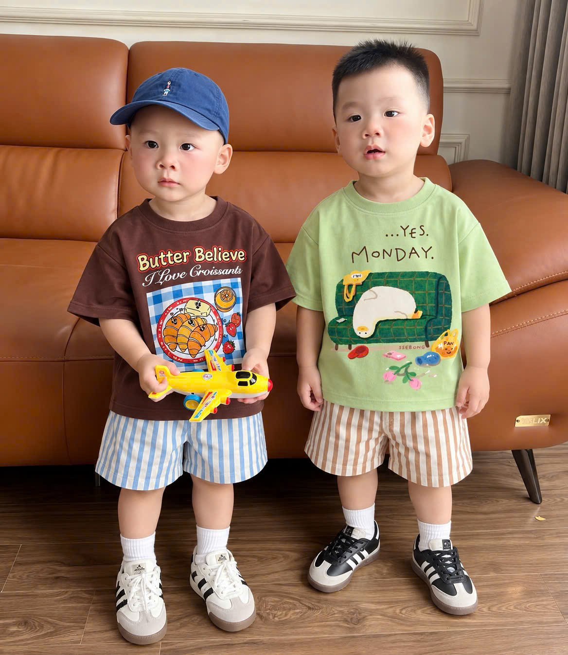 GOM A07 - SET 2 BỘ XANH NÂU BUTTEER