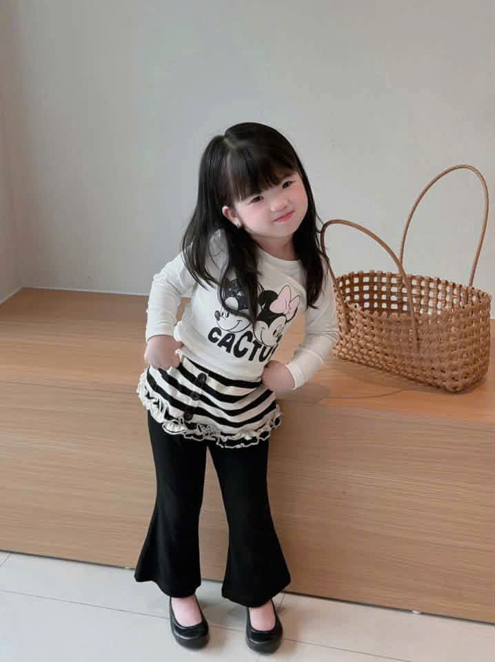 A104 - SET ÁO MICKY CACTU QUẦN LOE