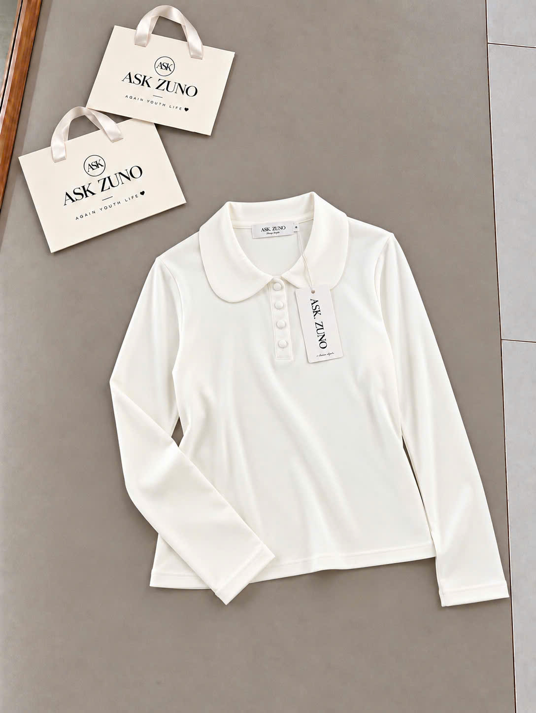 GOM A152 - ÁO POLO CỔ SEN TIỂU THƯ