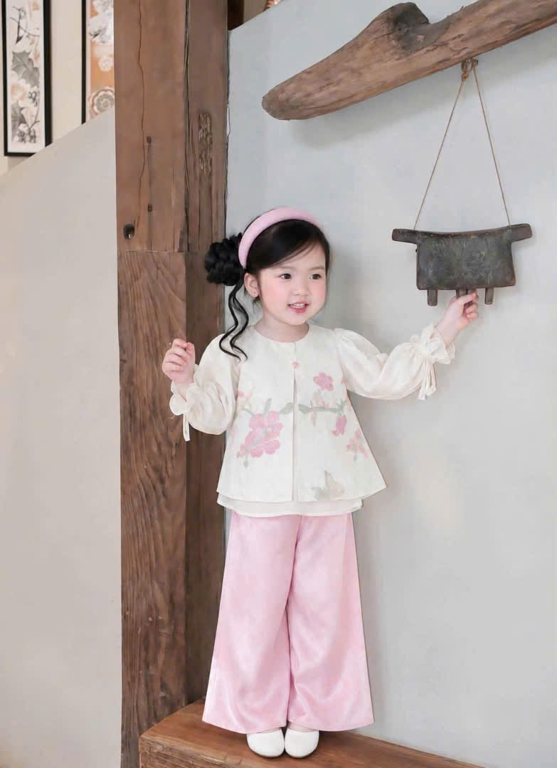 GOM A361 - SET TAY BỒNG THÊU HOA /2