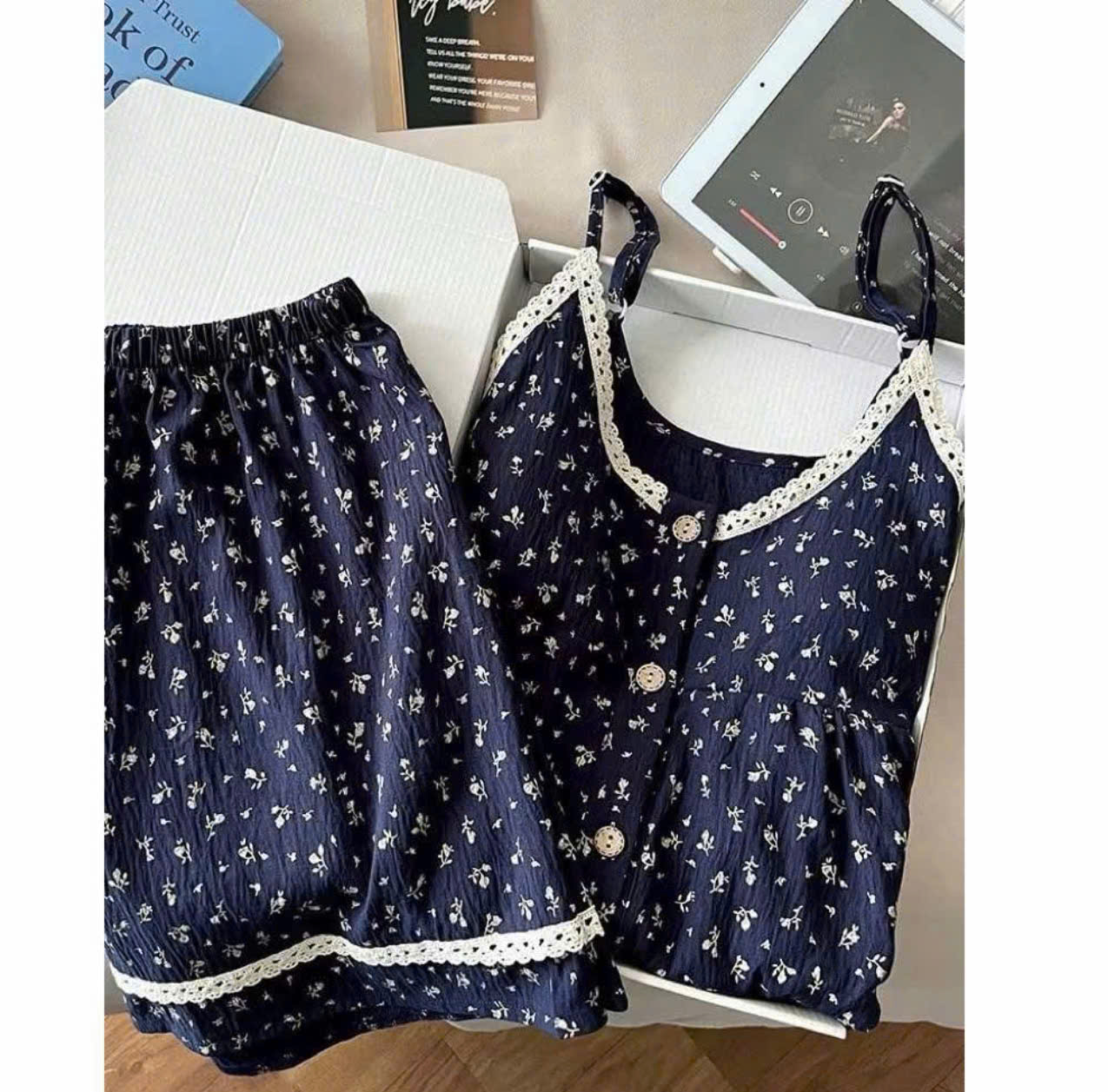 XẢ A481 - SET BỘ NGỦ 2 DÂY THAN HOA NHÍ