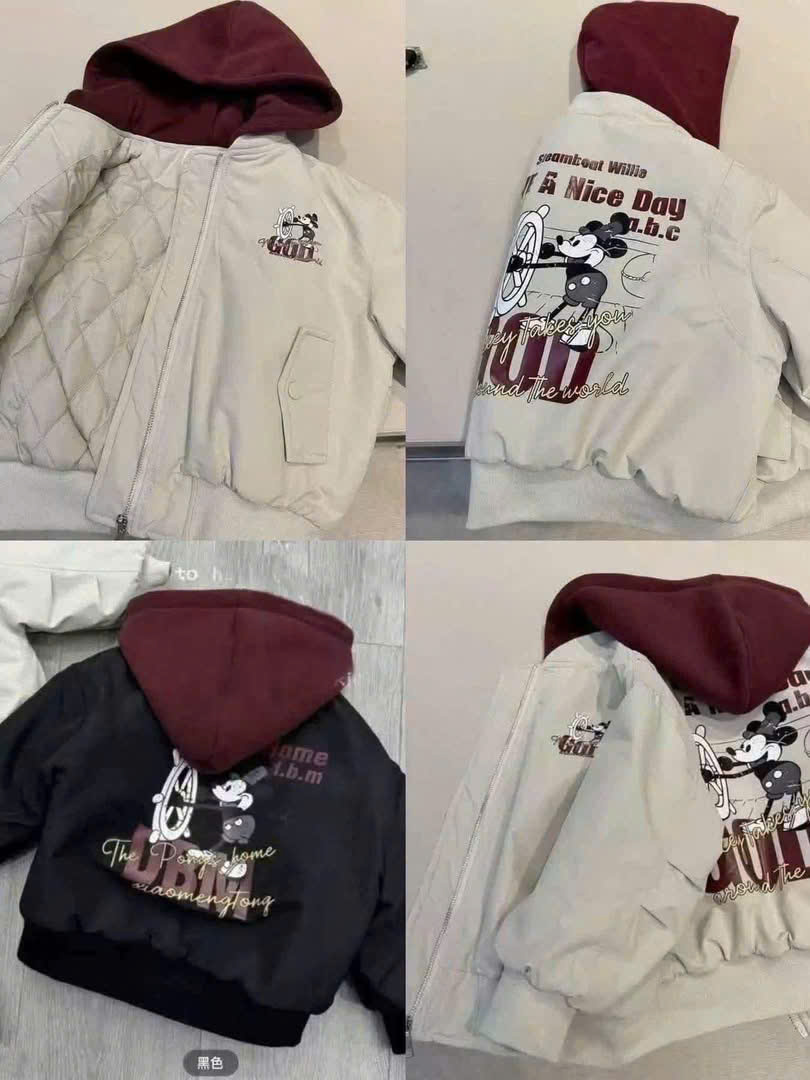 A599 - ÁO KHOÁC TRẦN TRÁM MICKY