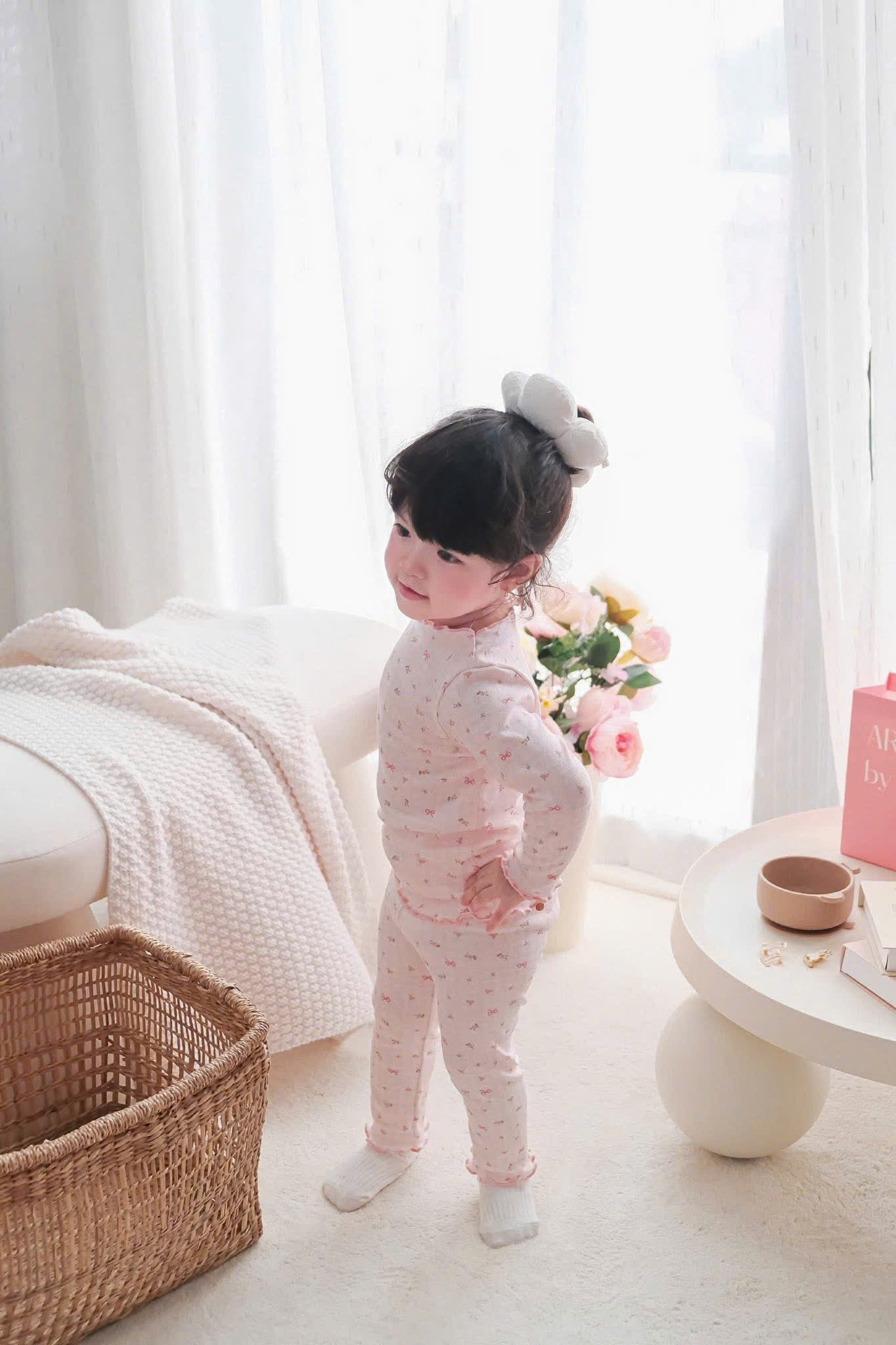 GOM A642 - SET 2 BỘ THÔNG HƠI HỌA TIẾT HOA NHÍ