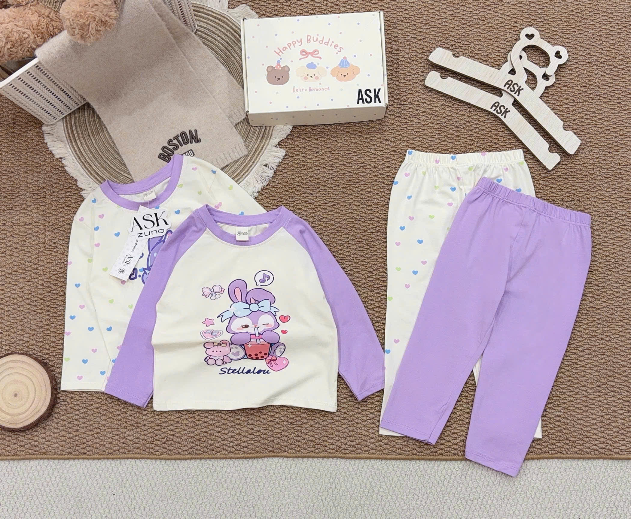 A675 - SET 2 BỘ STELLA SMILE THU ĐÔNG
