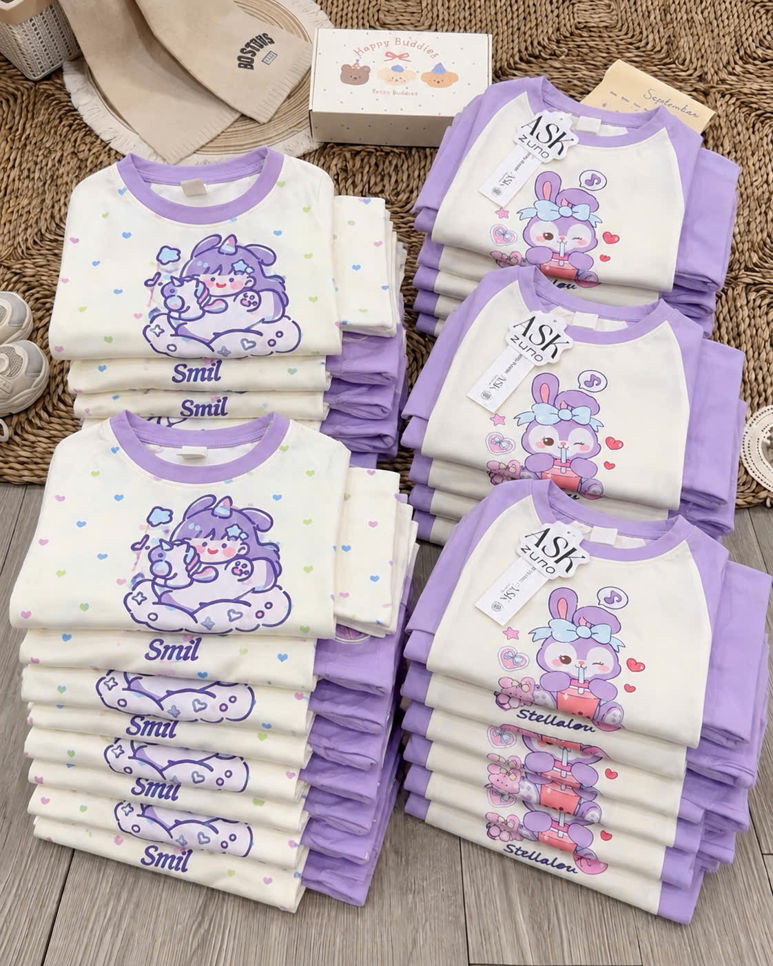 A675 - SET 2 BỘ STELLA SMILE THU ĐÔNG