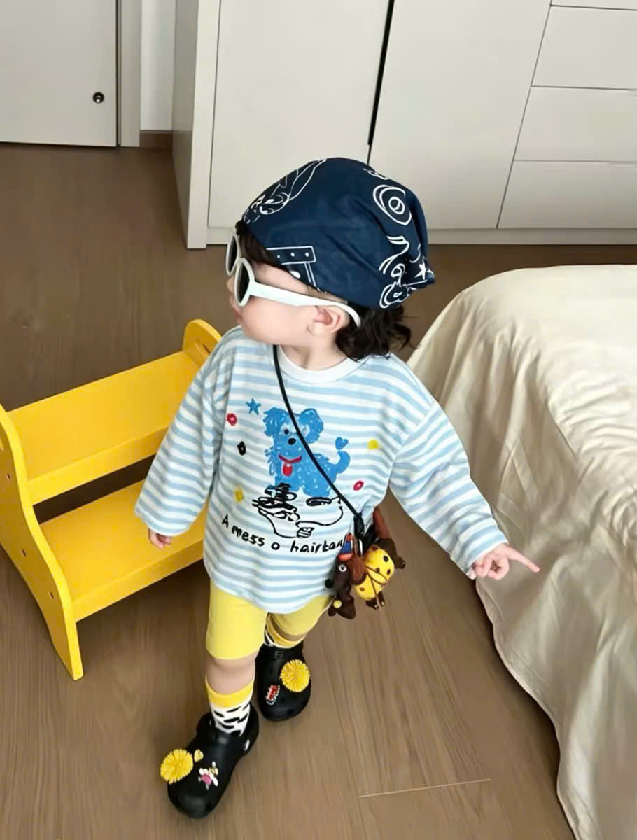 GOM A676 - SET 2 ÁO IN HÌNH HỌA TIẾT HOẠT HÌNH