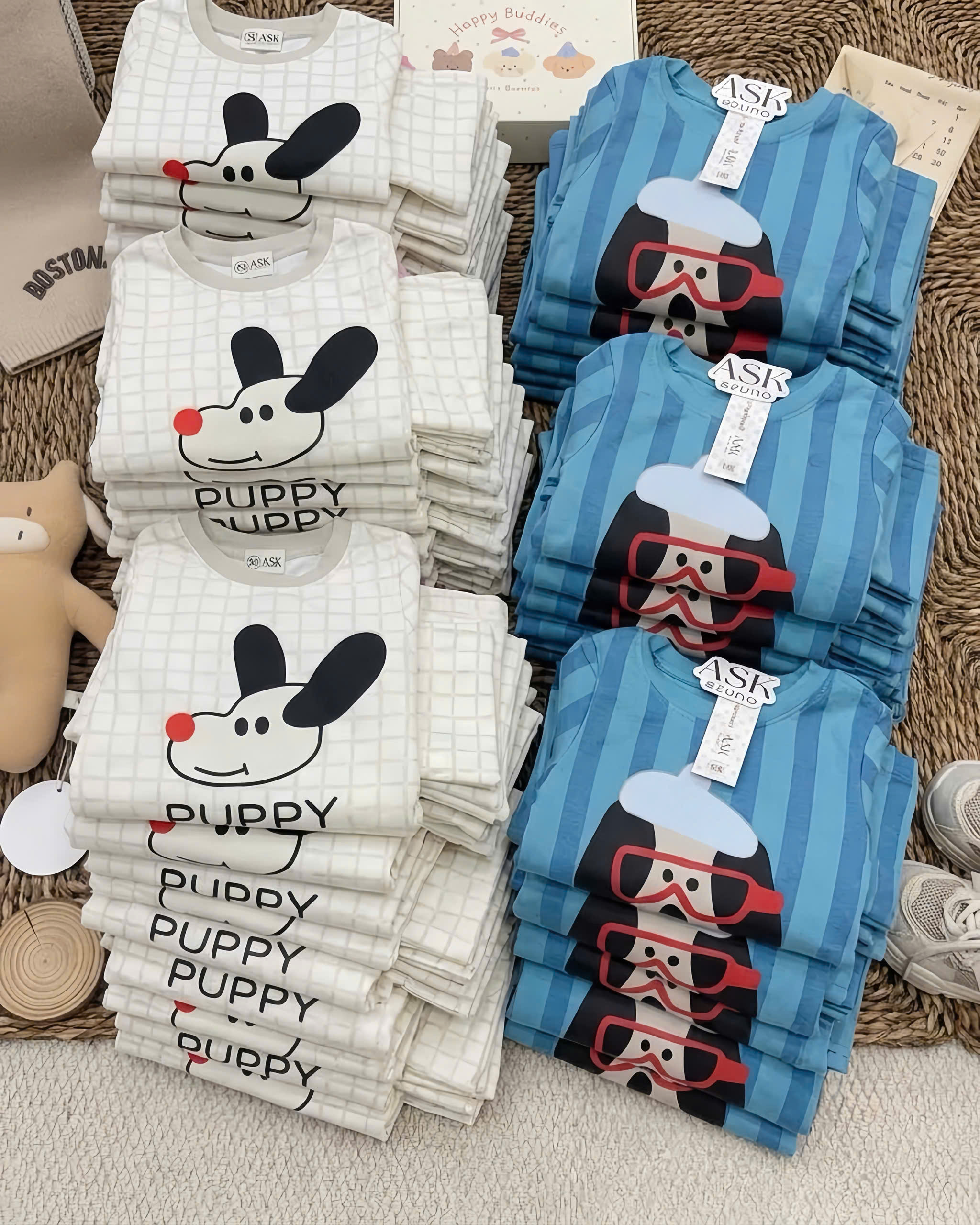 A699 - SET 2 BỘ BÉ TRAI – PUPPY & CẬU BÉ ĐẦU BẾP