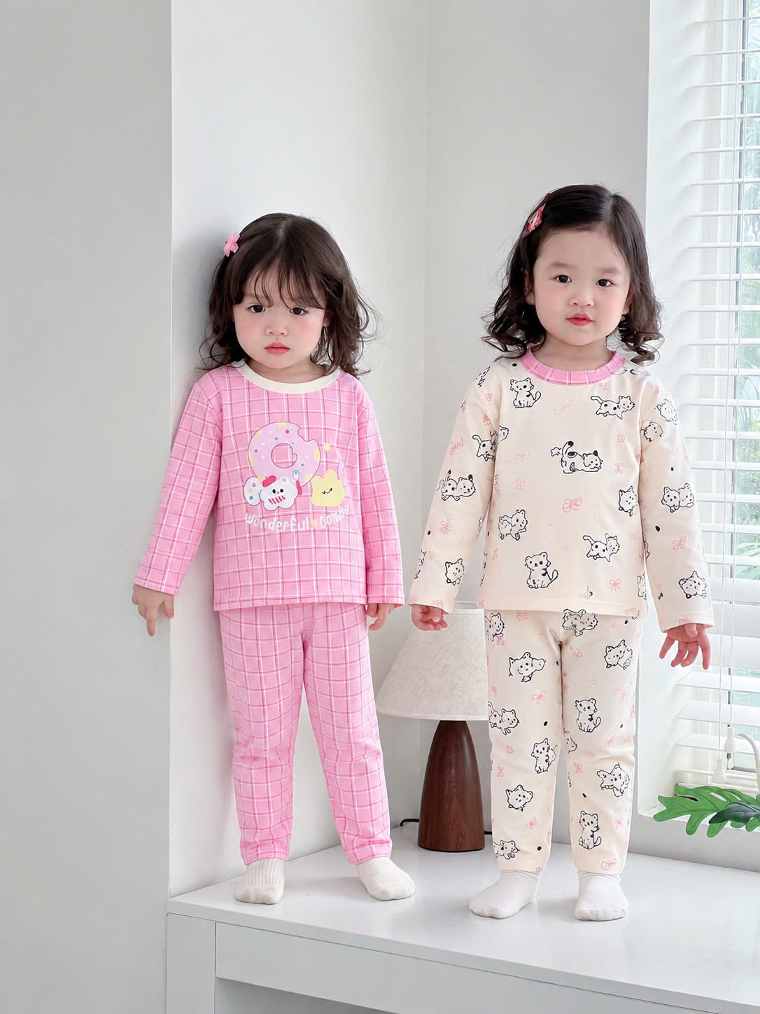 GOM A708 - SET 2 BỘ HỒNG BE DONUTS