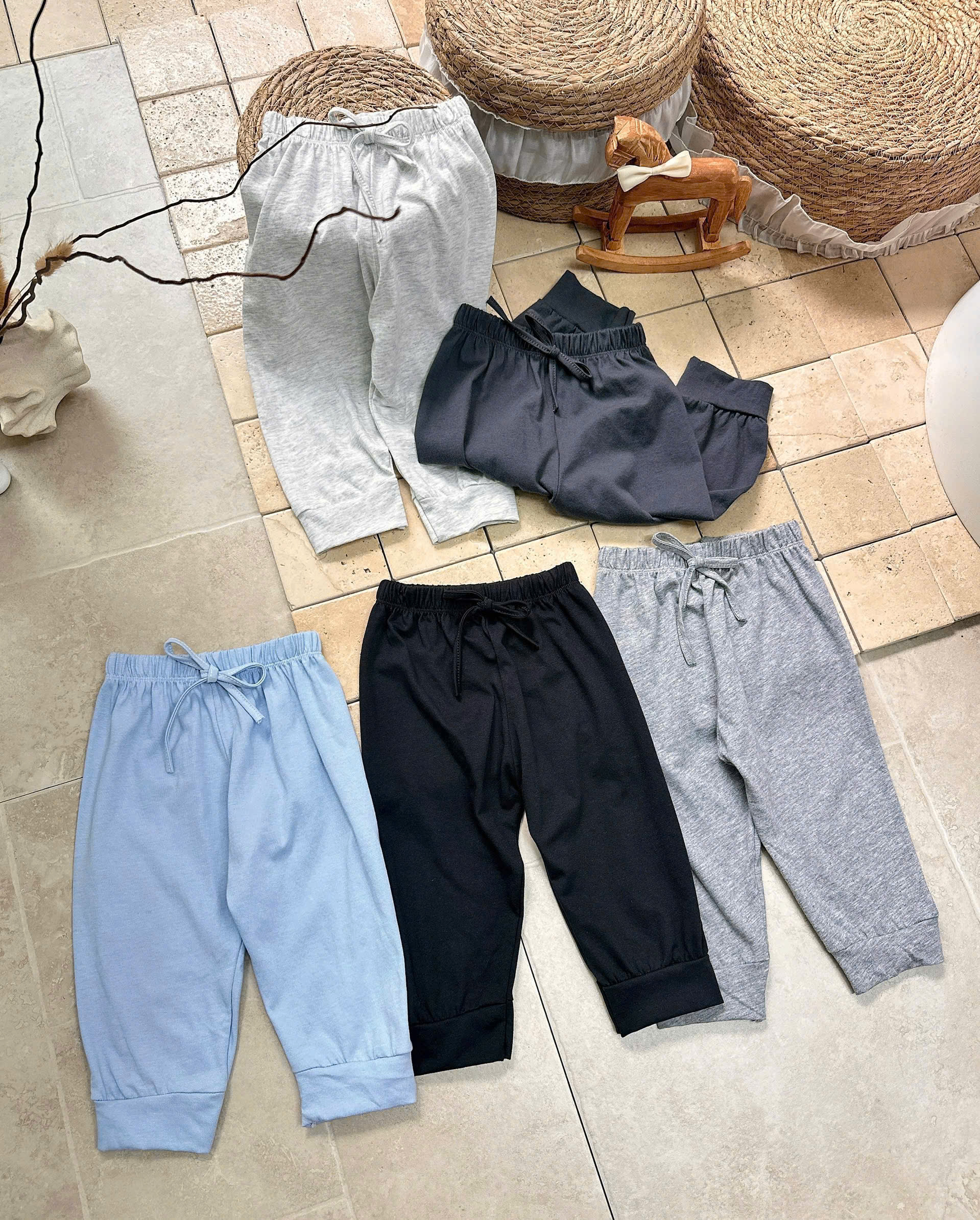 GOM A797 - SET 5 QUẦN DÀI COTTON /