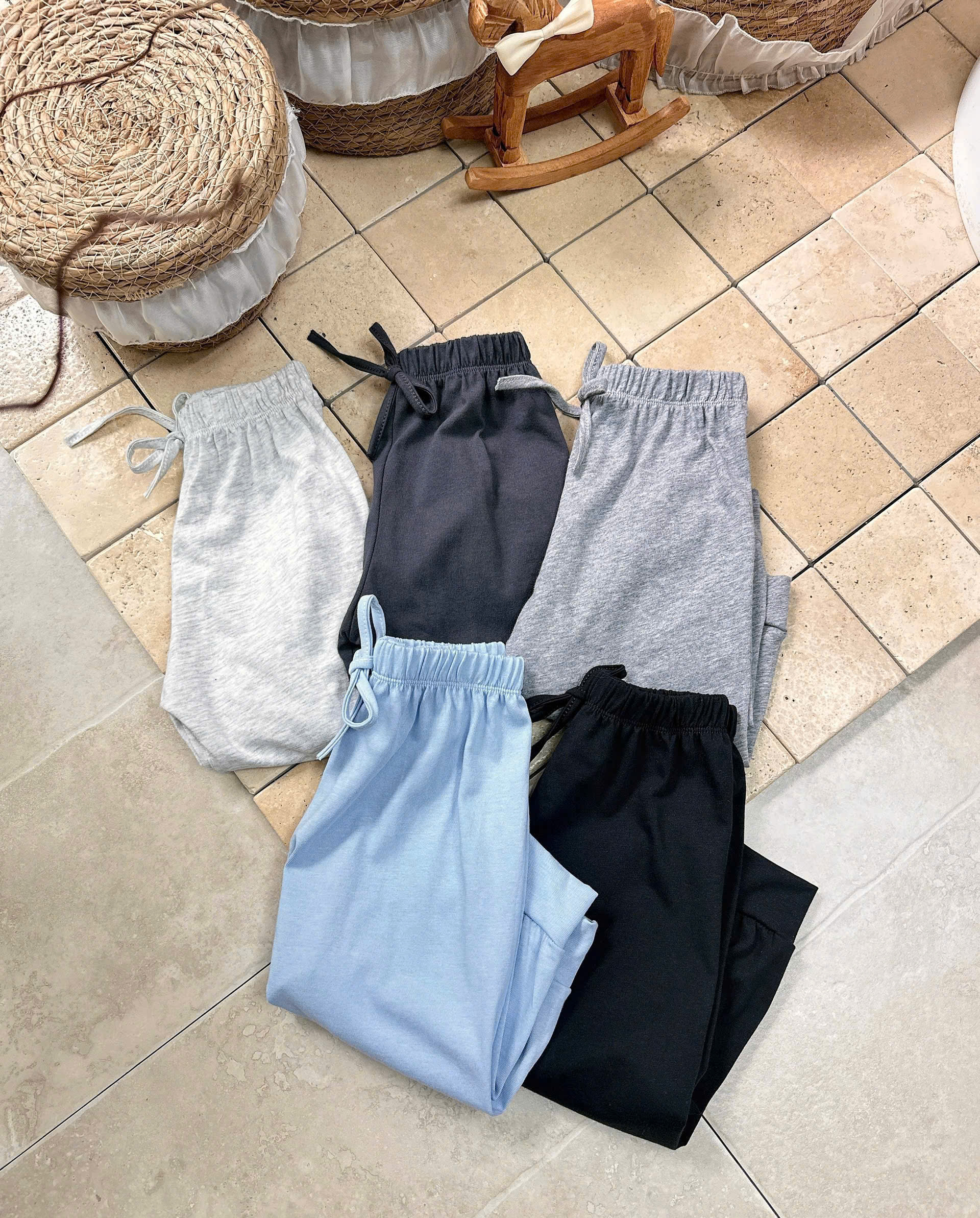 GOM A797 - SET 5 QUẦN DÀI COTTON /