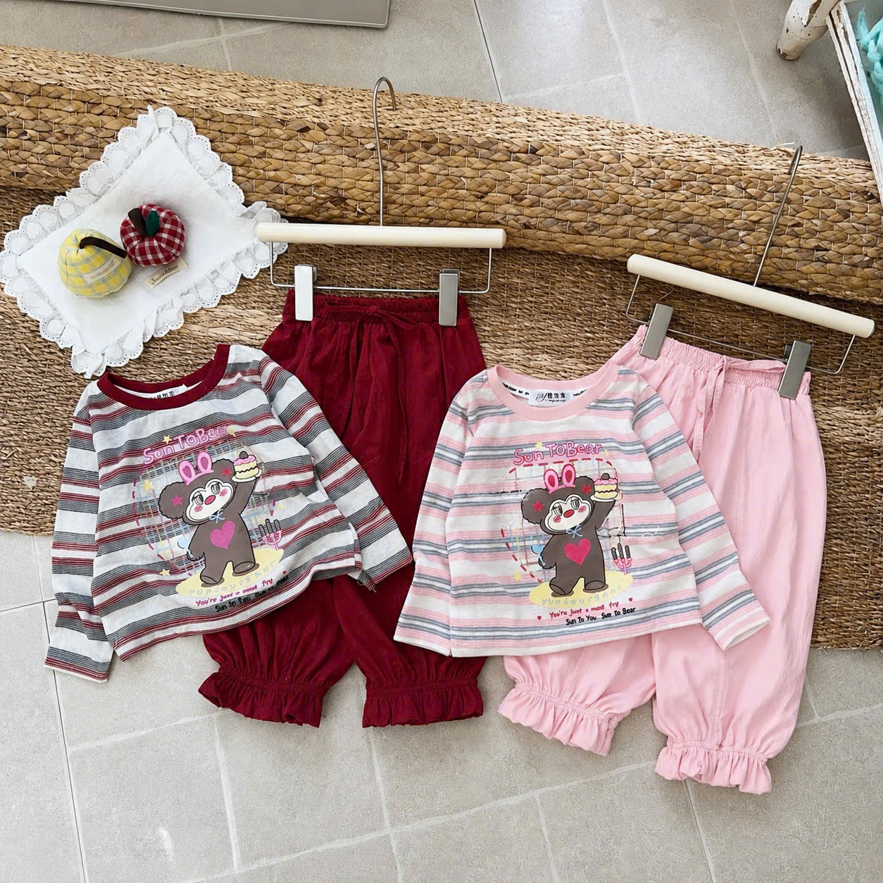 GOM A868 - SET ÁO PHÔNG GIẤY QUẦN BÈO