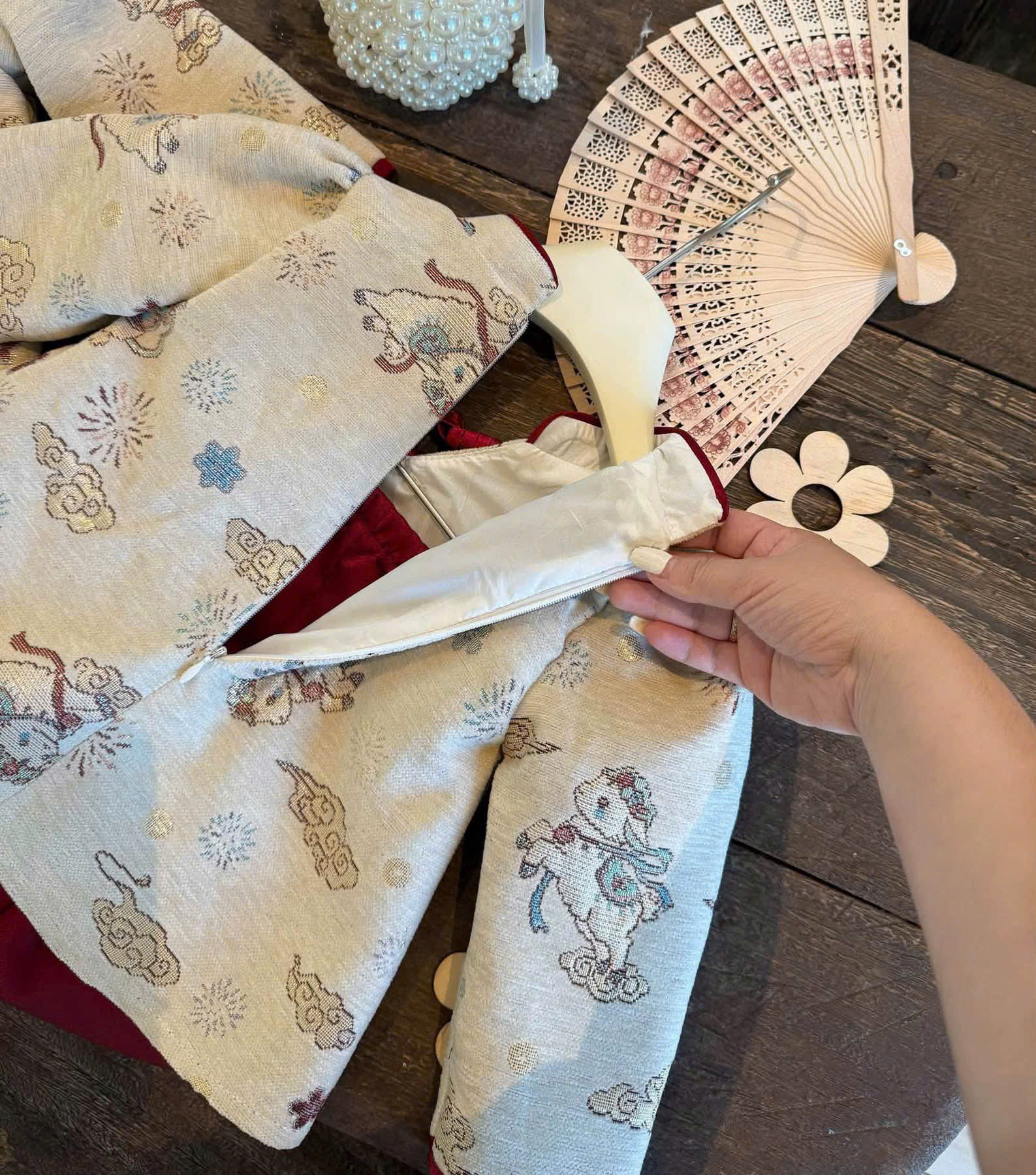 GOM B142 - ÁO DÀI TẾT ĐINH MÙI