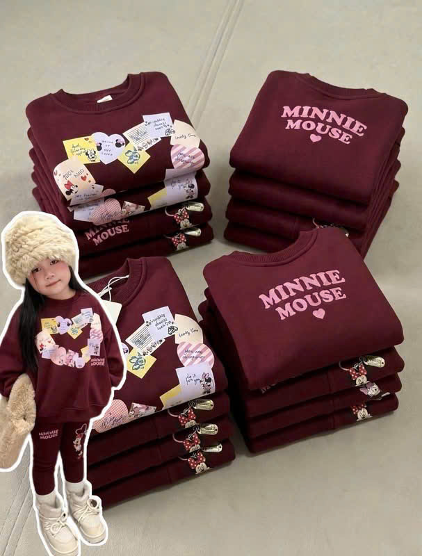 GOM B217 - BỘ ĐỎ MINNIE MOUSE