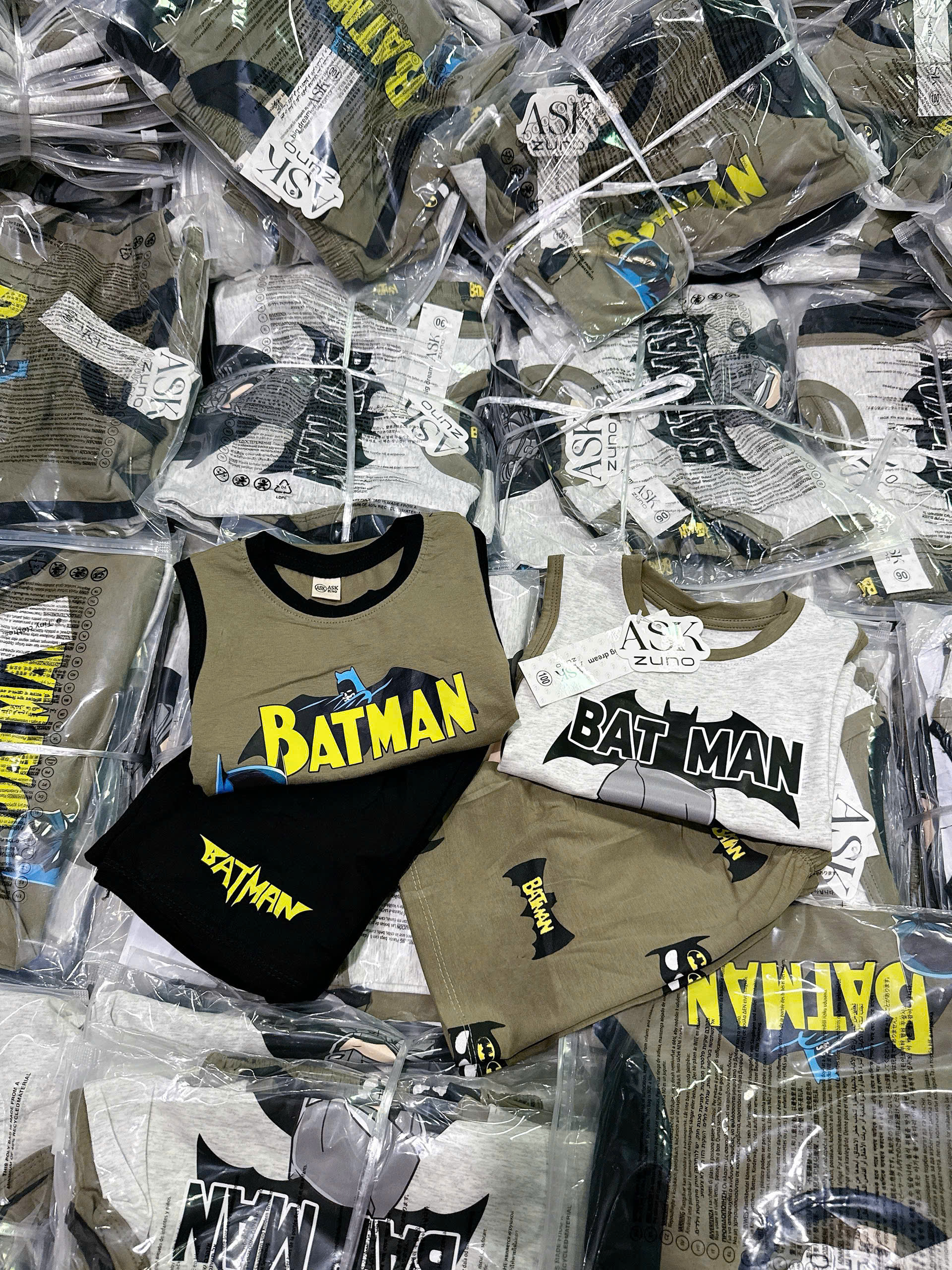 XẢ B239 - SET 2 BỘ BA LỖ BATMAN RÊU XÁM