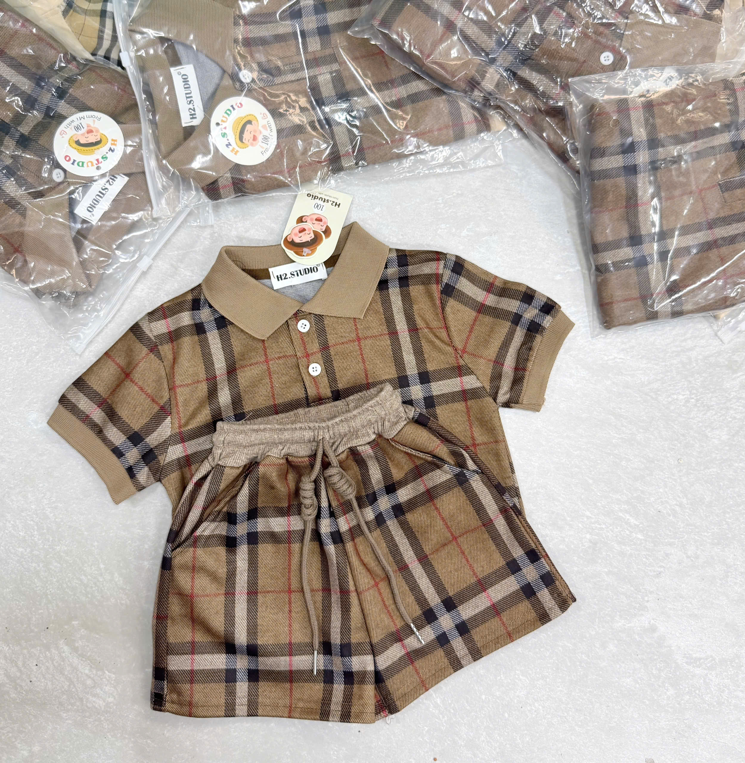 XẢ B298 - SET BỘ POLO B.B.R CHO BÉ