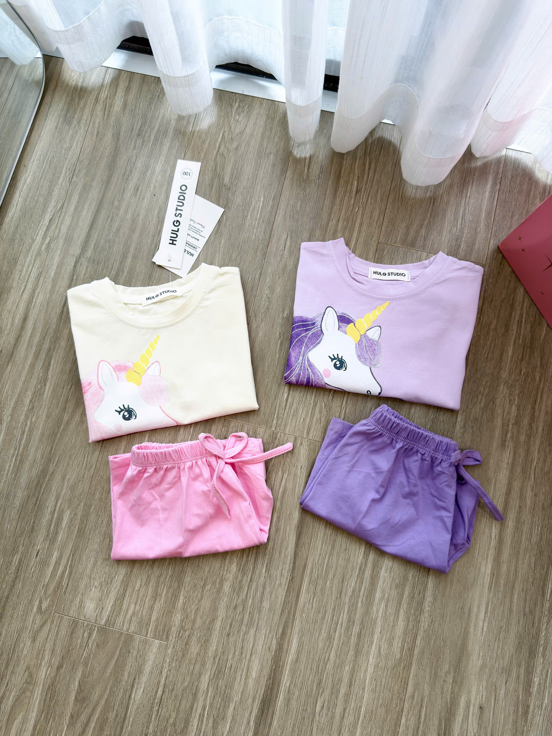 XẢ B410 - SET 2 BỘ CỘC NGỰA PONY HỒNG TÍM