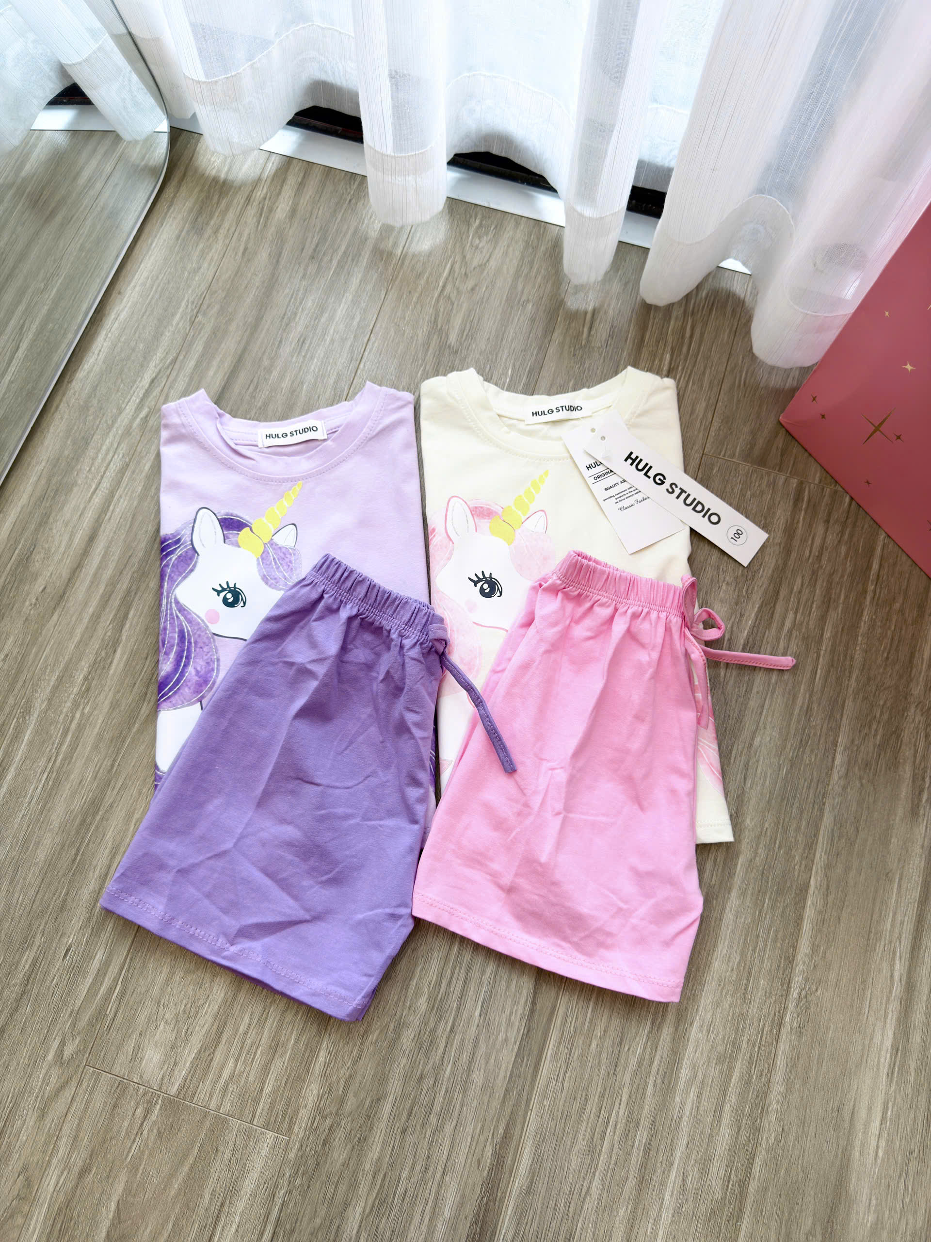 XẢ B410 - SET 2 BỘ CỘC NGỰA PONY HỒNG TÍM