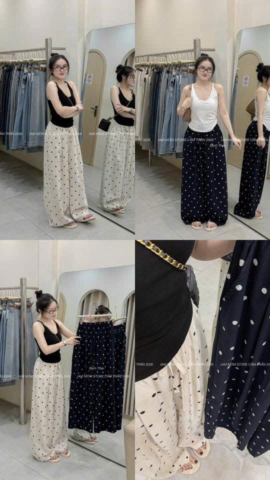 B455 - QUẦN ĐŨI NỮ XƯỚC CHẤM BI
