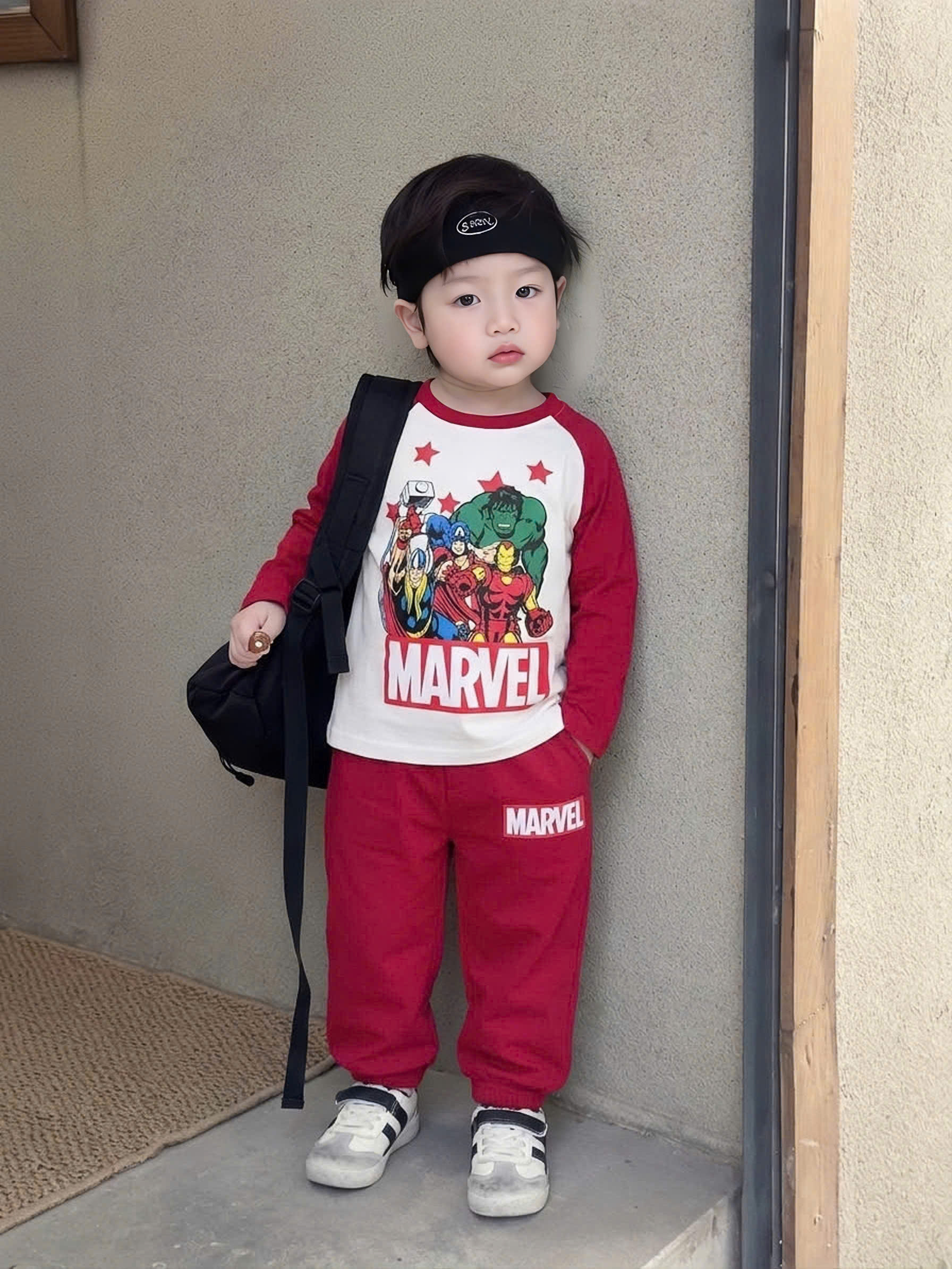 B501 - SET 2 BỘ MARVEL + SPIDER MAN CHO BÉ /