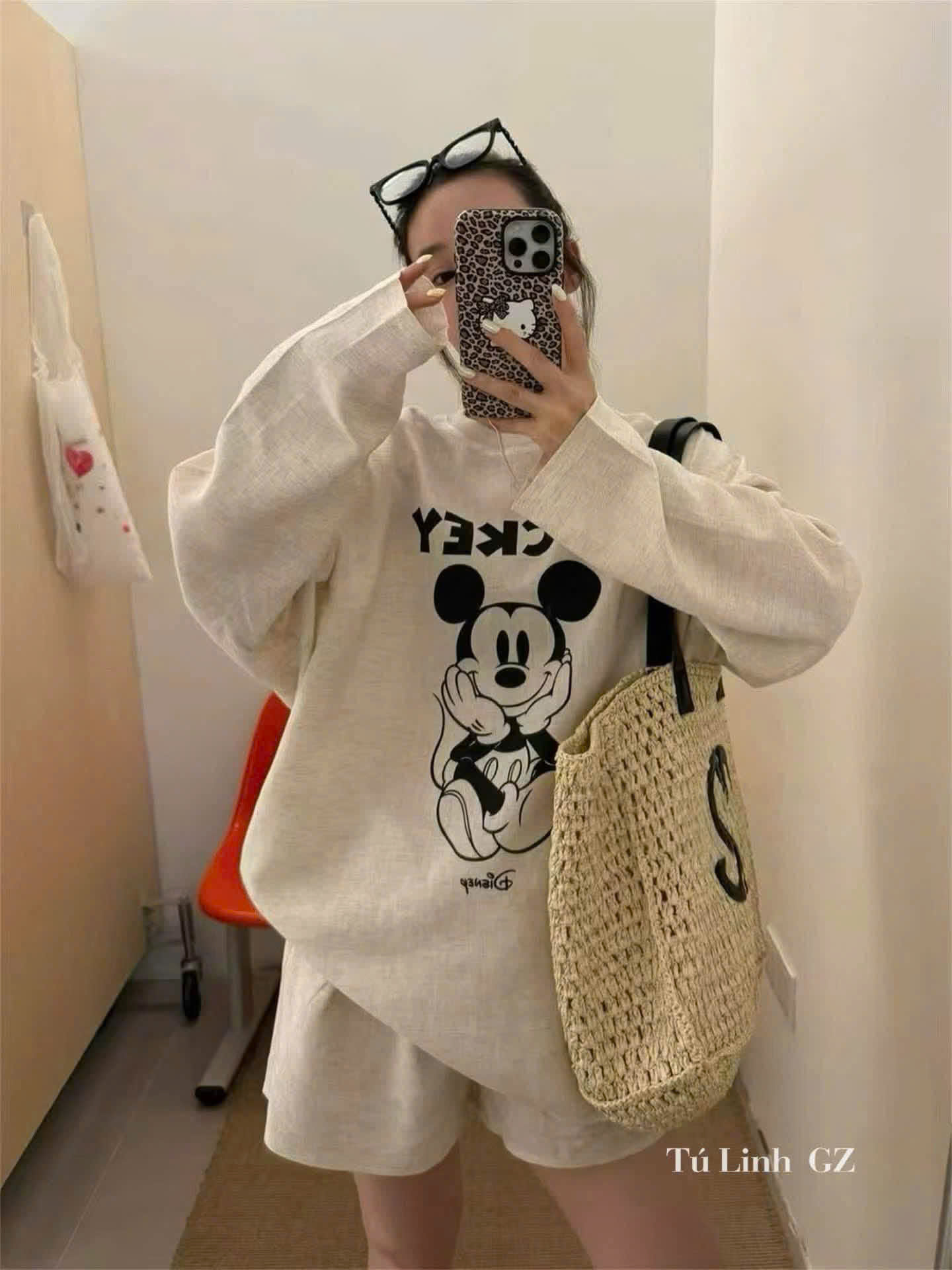 GOM B517 - SET BỘ NỮ MICKEY GIẤY