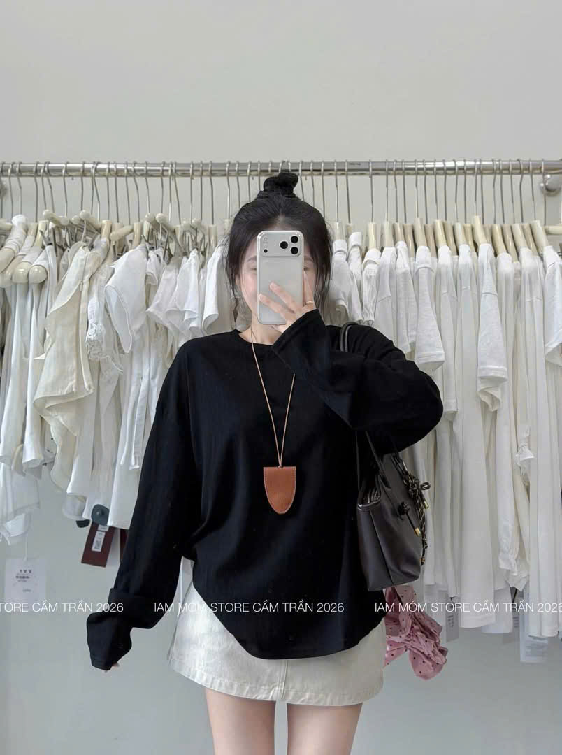 GOM B561 - SET 3 ÁO THUN NỮ TAY DÀI COTTON GIẤY