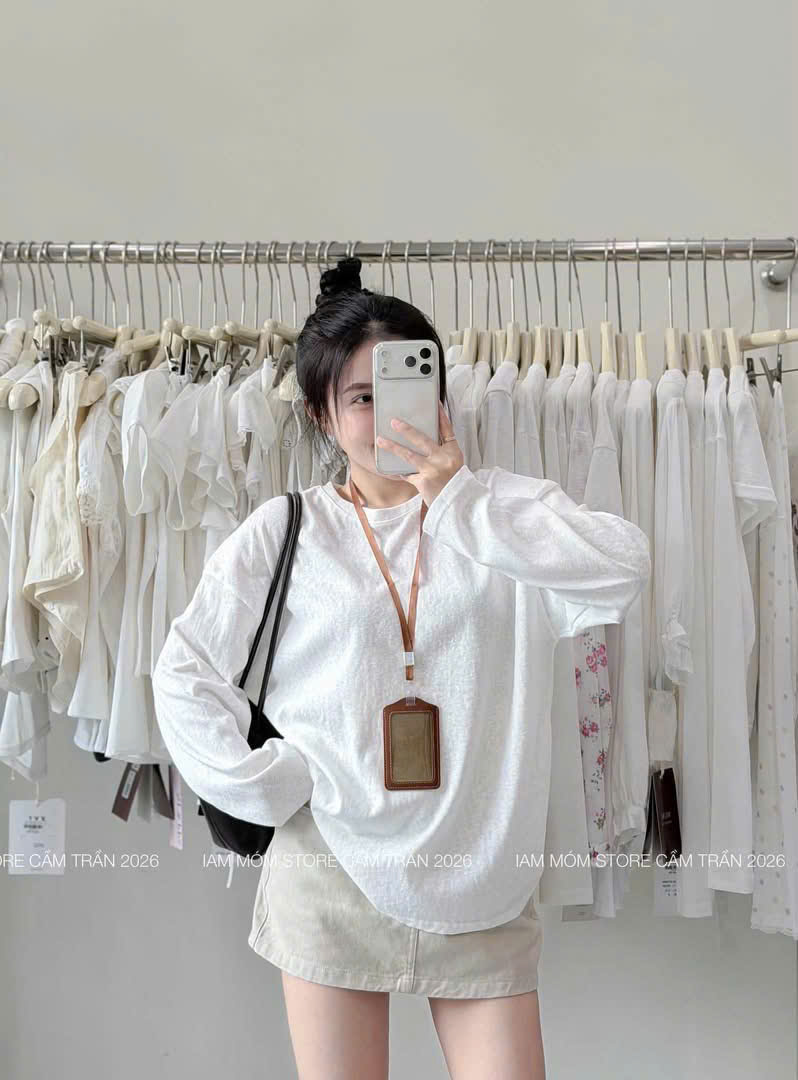 GOM B561 - SET 3 ÁO THUN NỮ TAY DÀI COTTON GIẤY