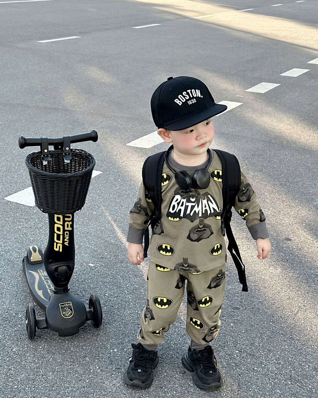 B579 - SET 2 BỘ BATMAN DÀI TAY XÁM RÊU