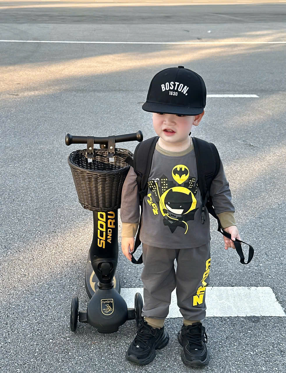 B579 - SET 2 BỘ BATMAN DÀI TAY XÁM RÊU