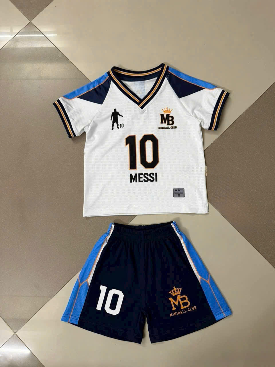 GOM B587 - SET BỘ THỂ THAO MESSI SỐ 10 KÈM MŨ