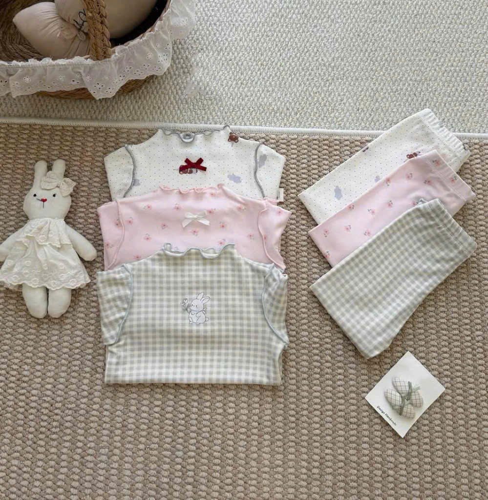 GOM B609 - SET BỘ DÀI TAY VIỀN BÈO NHẸ NHÀNG /