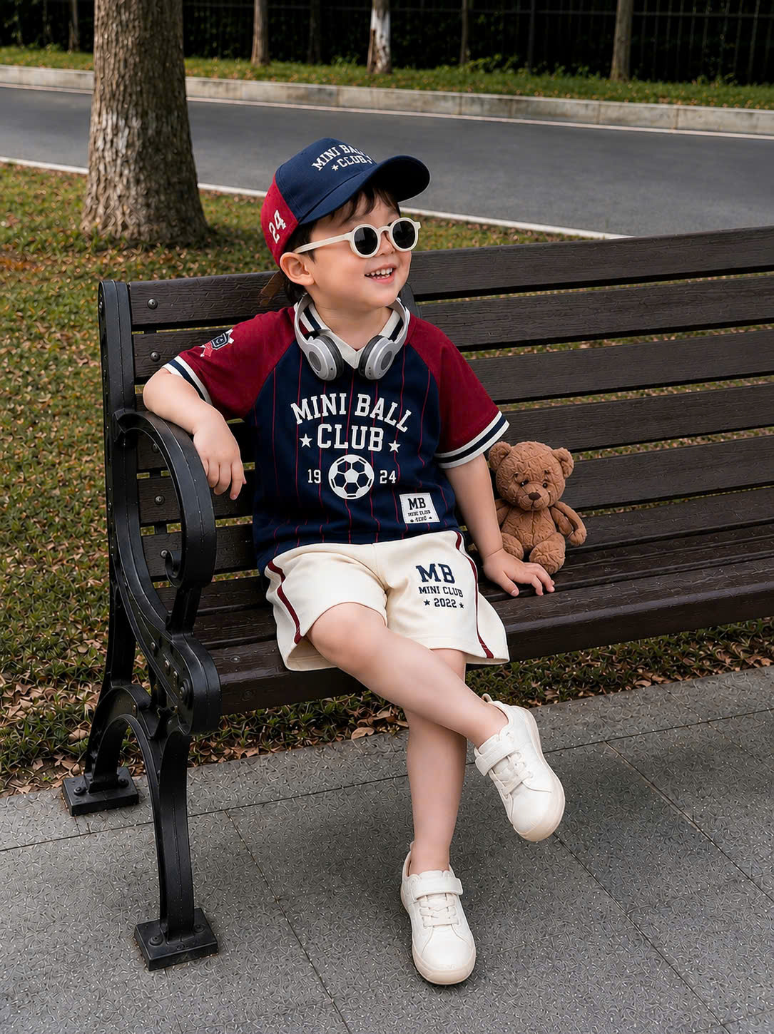 GOM B611 - SET THỂ THAO MINI BALL CLUB ĐỎ THAN