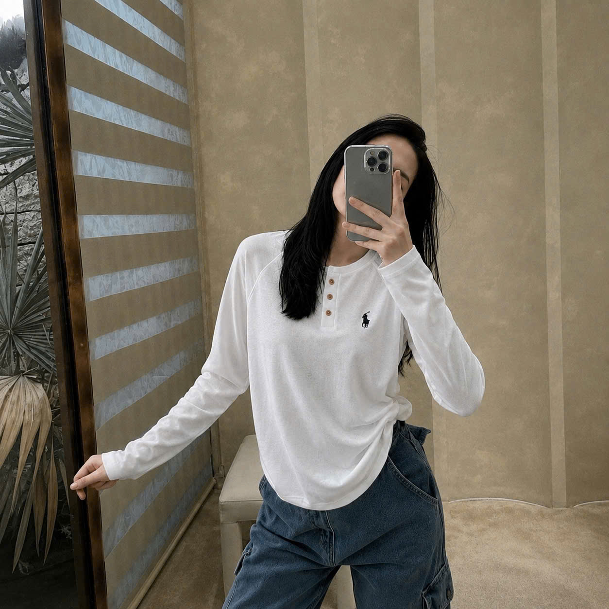 GOM B628 - SET 2 ÁO PHÔNG GIẤY THÊU NGỰA ĐEN TRẮNG