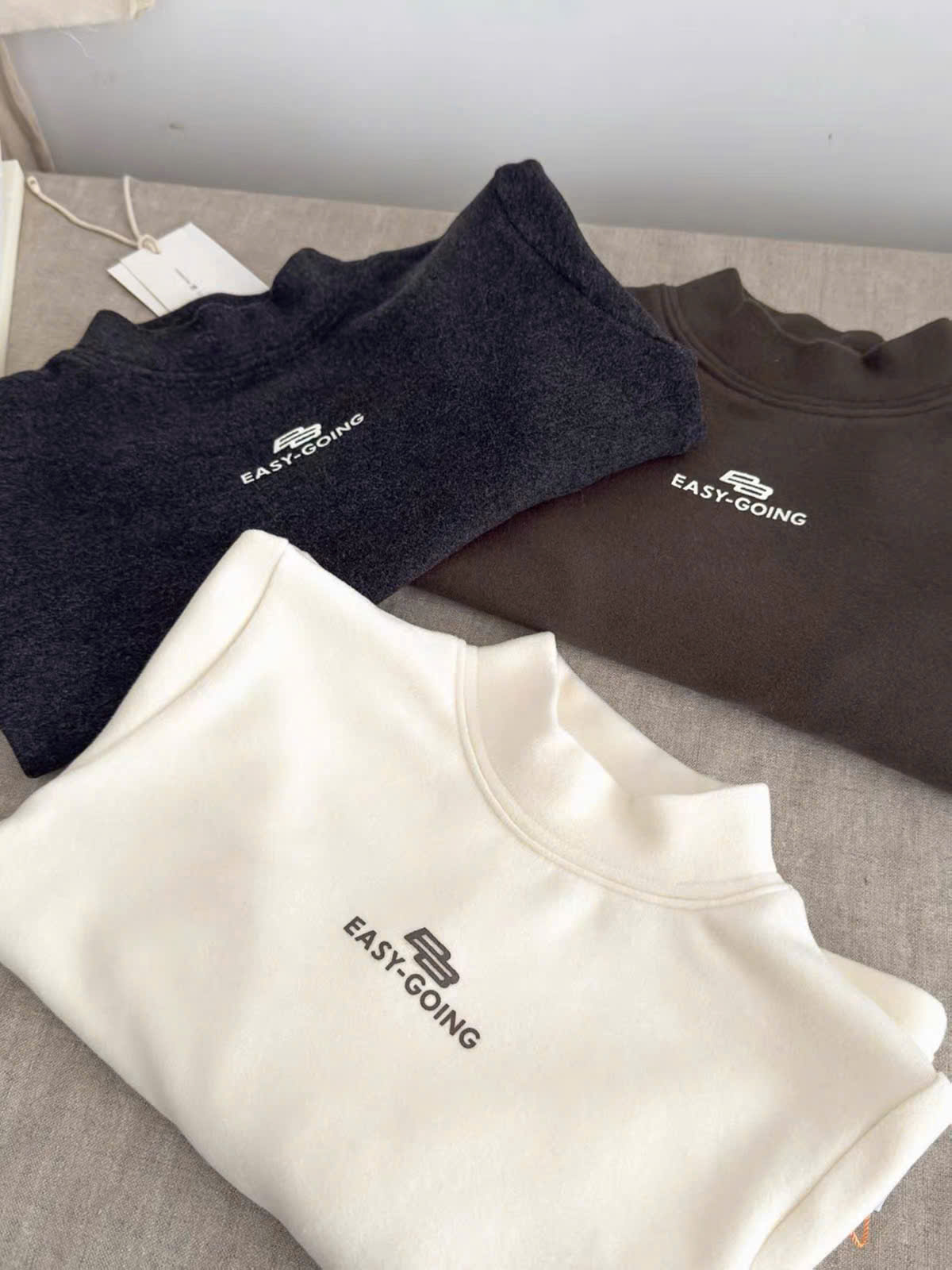 B632 - SET 3 ÁO ZIP LÔNG EASY