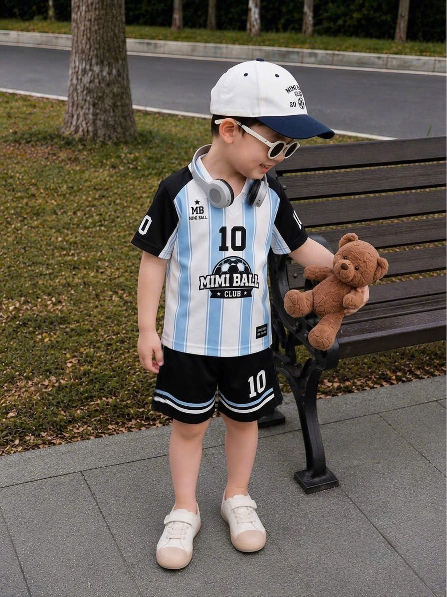 GOM B632 - SET BỘ CỔ TIM SỐ 10 MESSI KÈM MŨ
