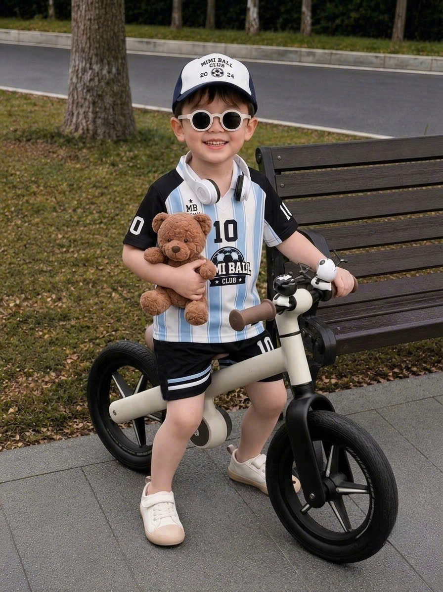 GOM B632 - SET BỘ CỔ TIM SỐ 10 MESSI KÈM MŨ