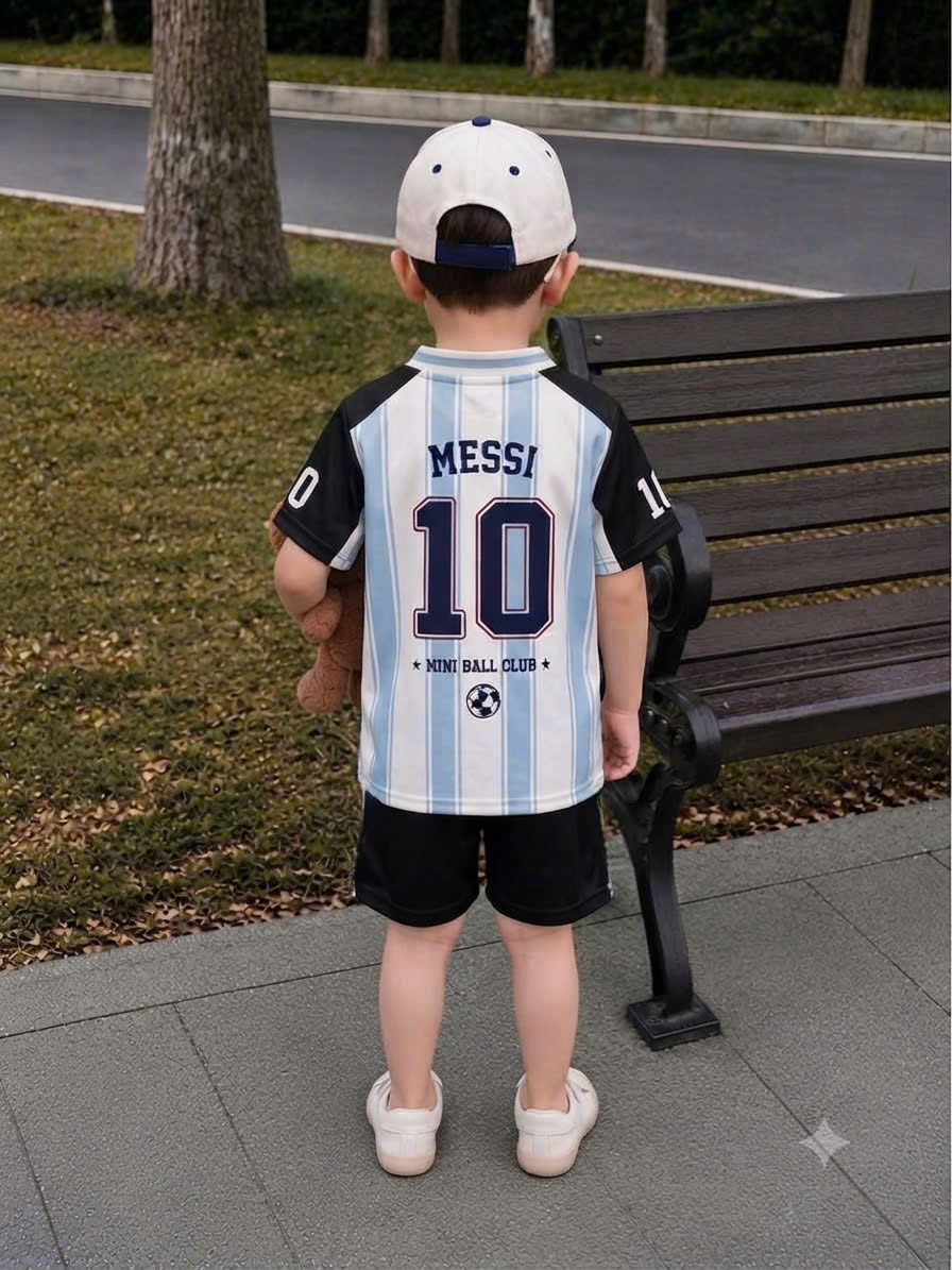 GOM B632 - SET BỘ CỔ TIM SỐ 10 MESSI KÈM MŨ
