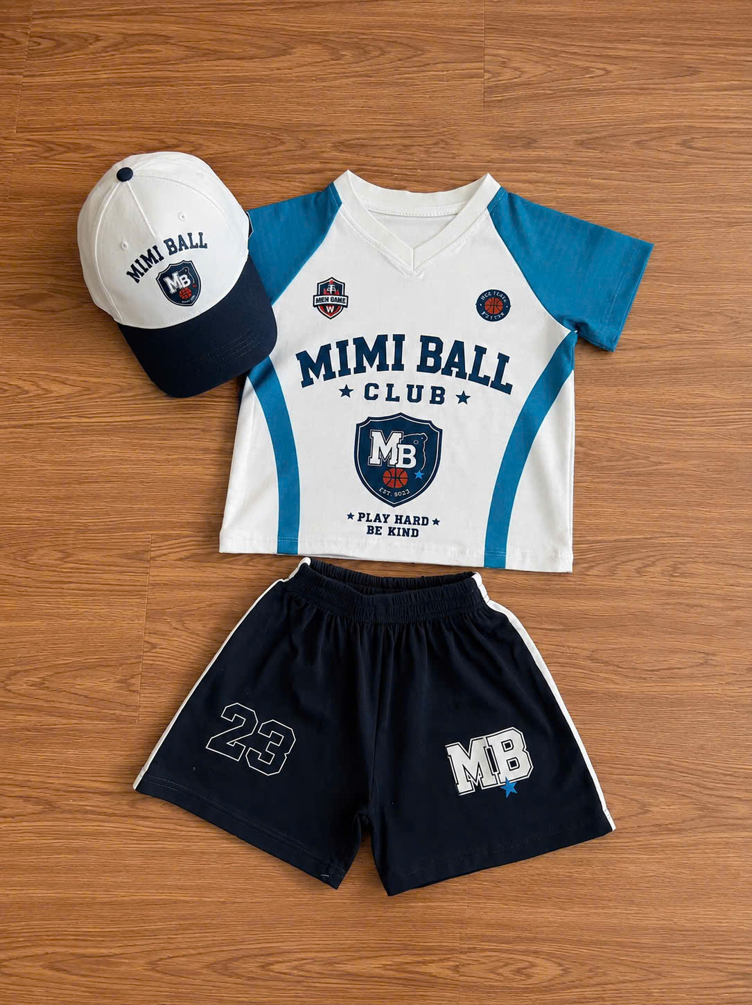 GOM B633 - SET BỘ THỂ THAO MIMIBALL 23 KÈM MŨ