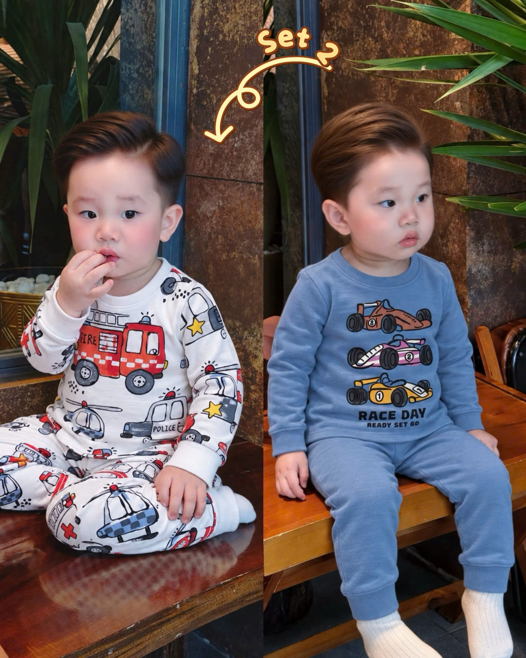 GOM B635 - SET 2 BỘ DÀI TAY Ô TÔ /