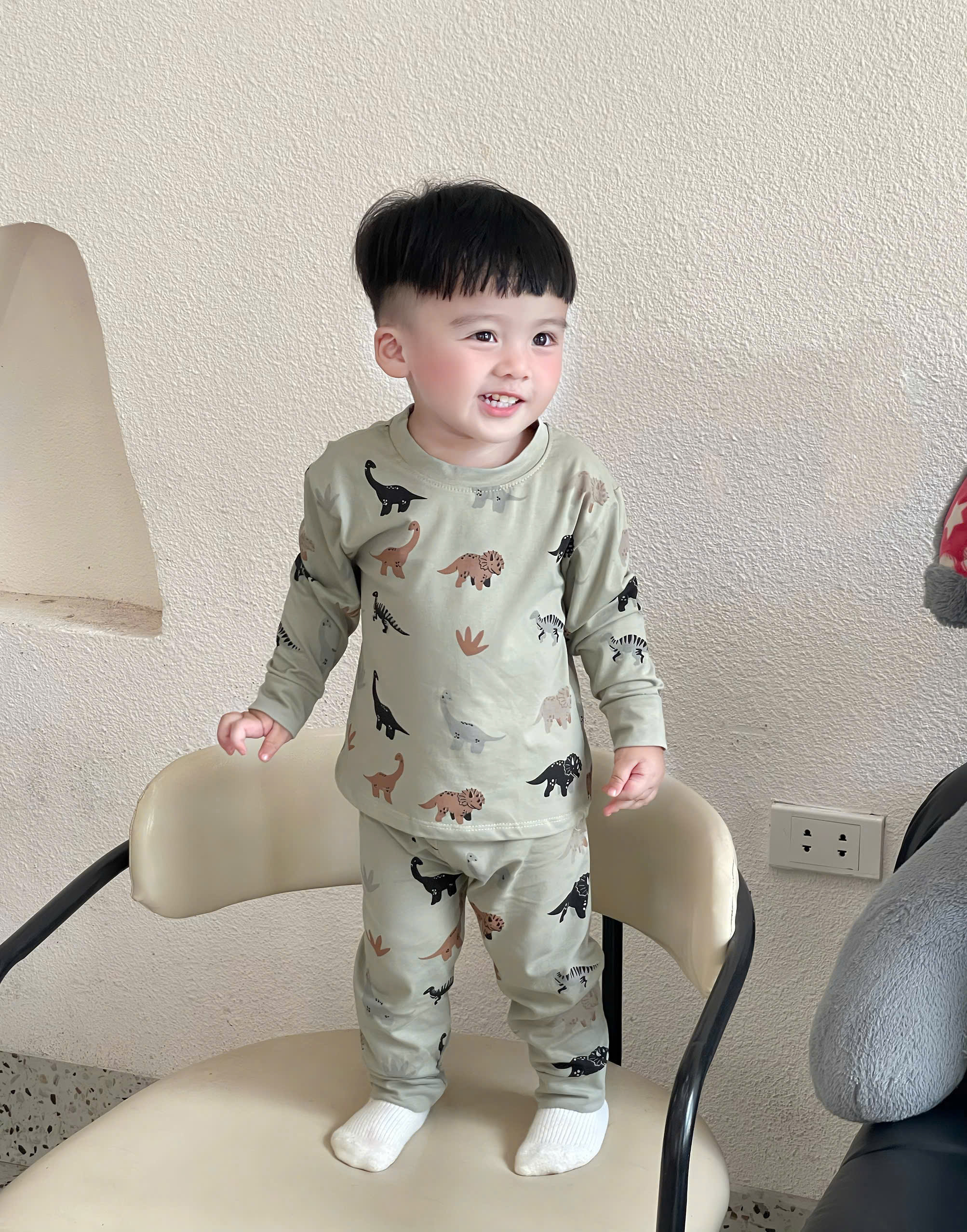 B851 - SET 3 BỘ KHỦNG LONG XANH KẺ