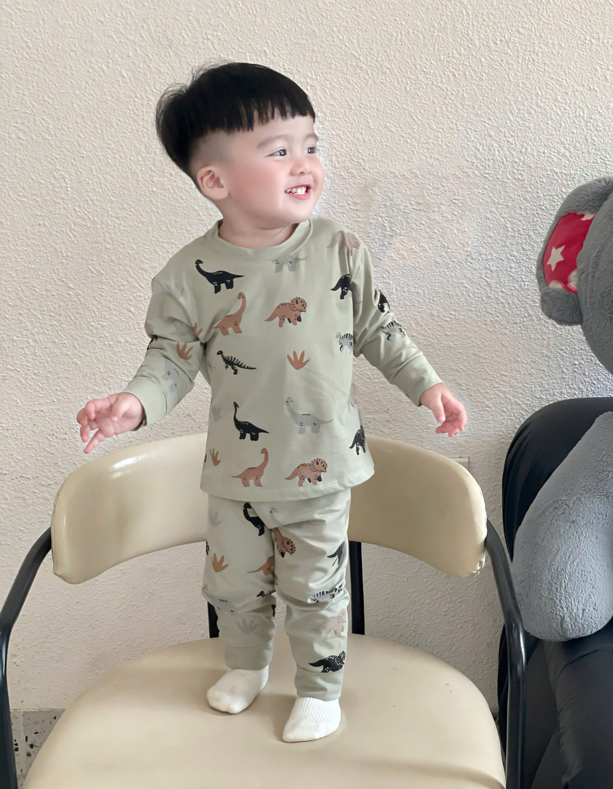 B851 - SET 3 BỘ KHỦNG LONG XANH KẺ