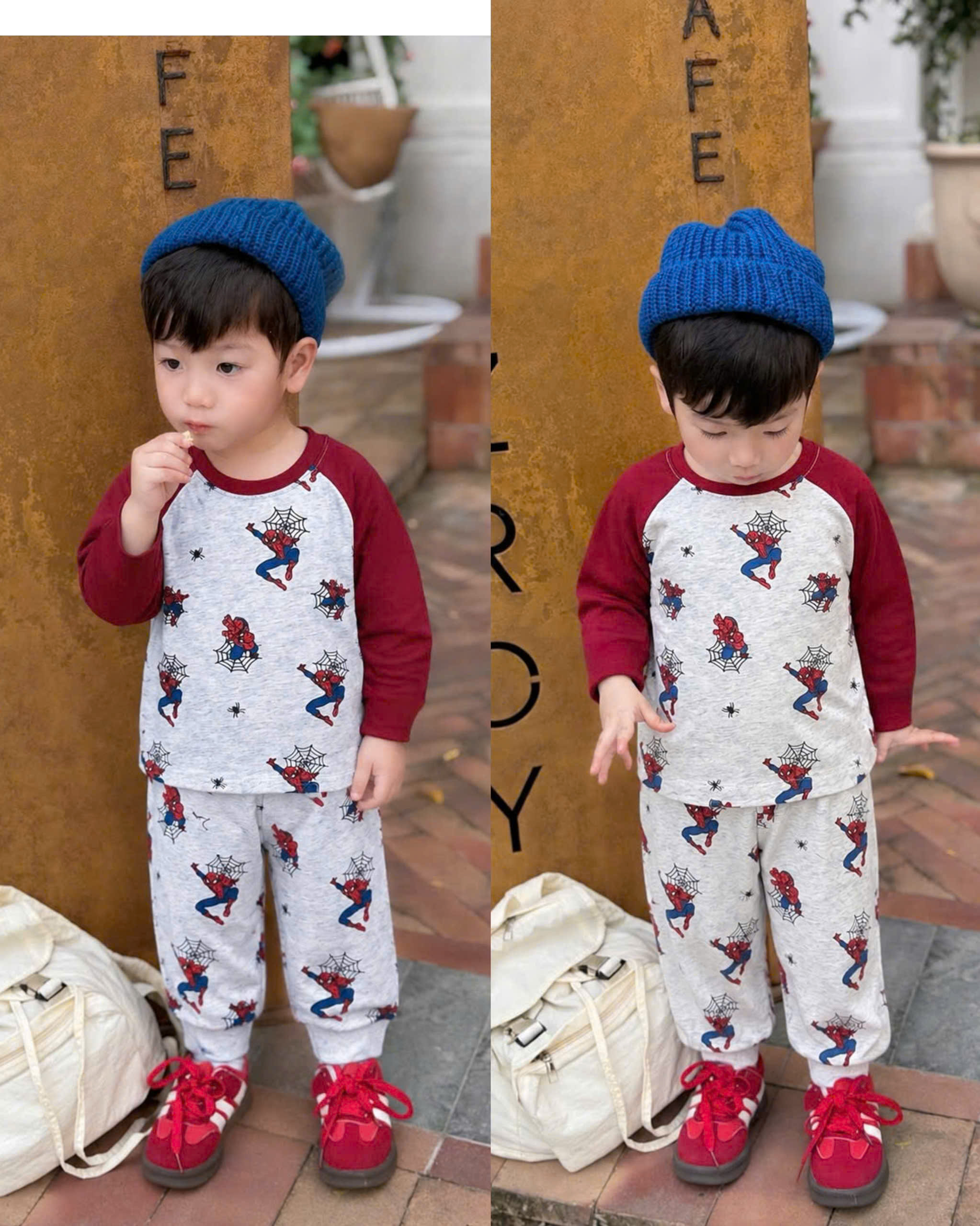 B853 - SET 2 BỘ DÀI TAY NGƯỜI NHỆN ĐÔ TIÊU