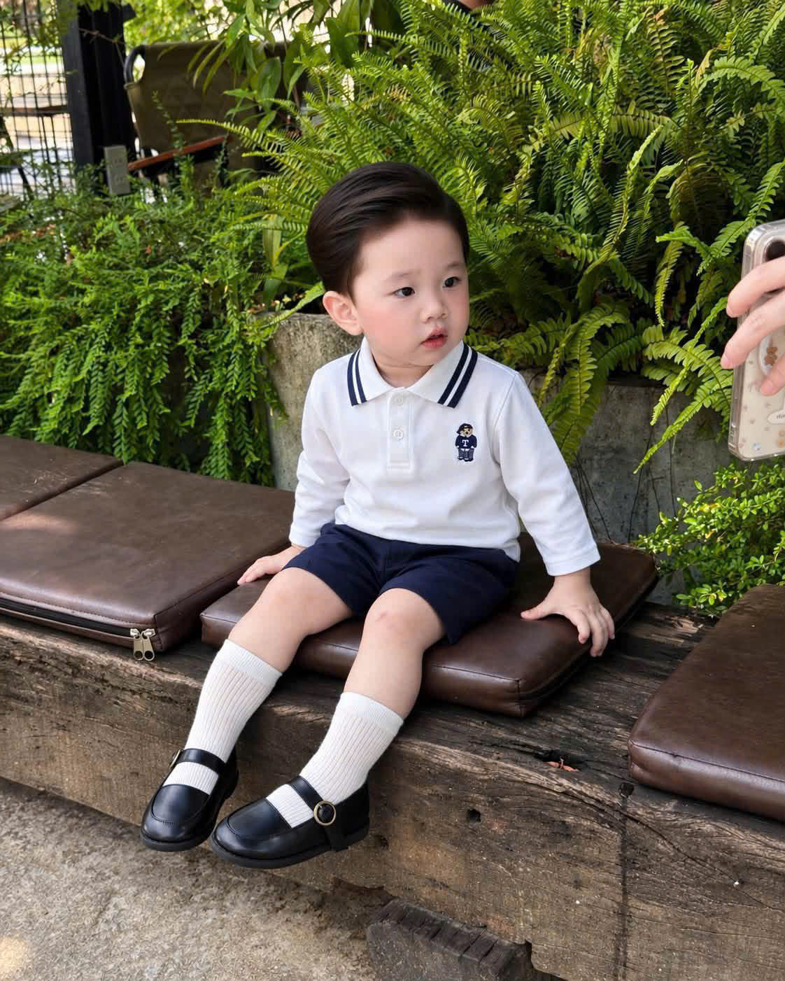GOM B866 - SET 3 ÁO POLO THÊU GẤU