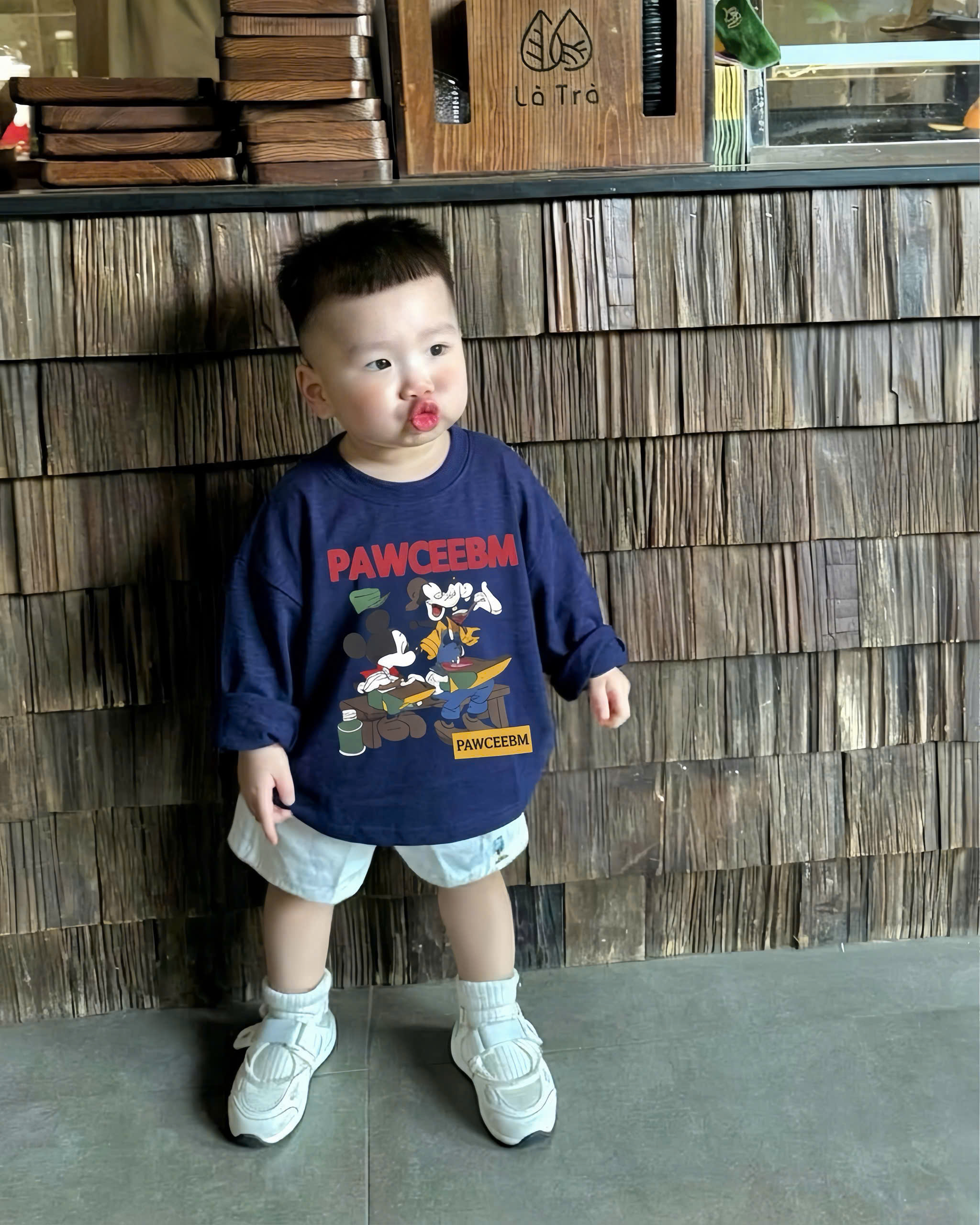 GOM C237 - SET 3 ÁO CỔ 3 PHÂN HOẠT HÌNH