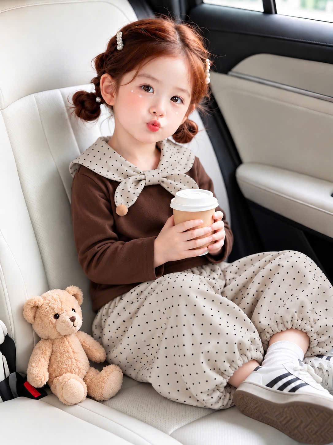 GOM C355 - SET BÉ GÁI NÂU CỔ NƠ BI