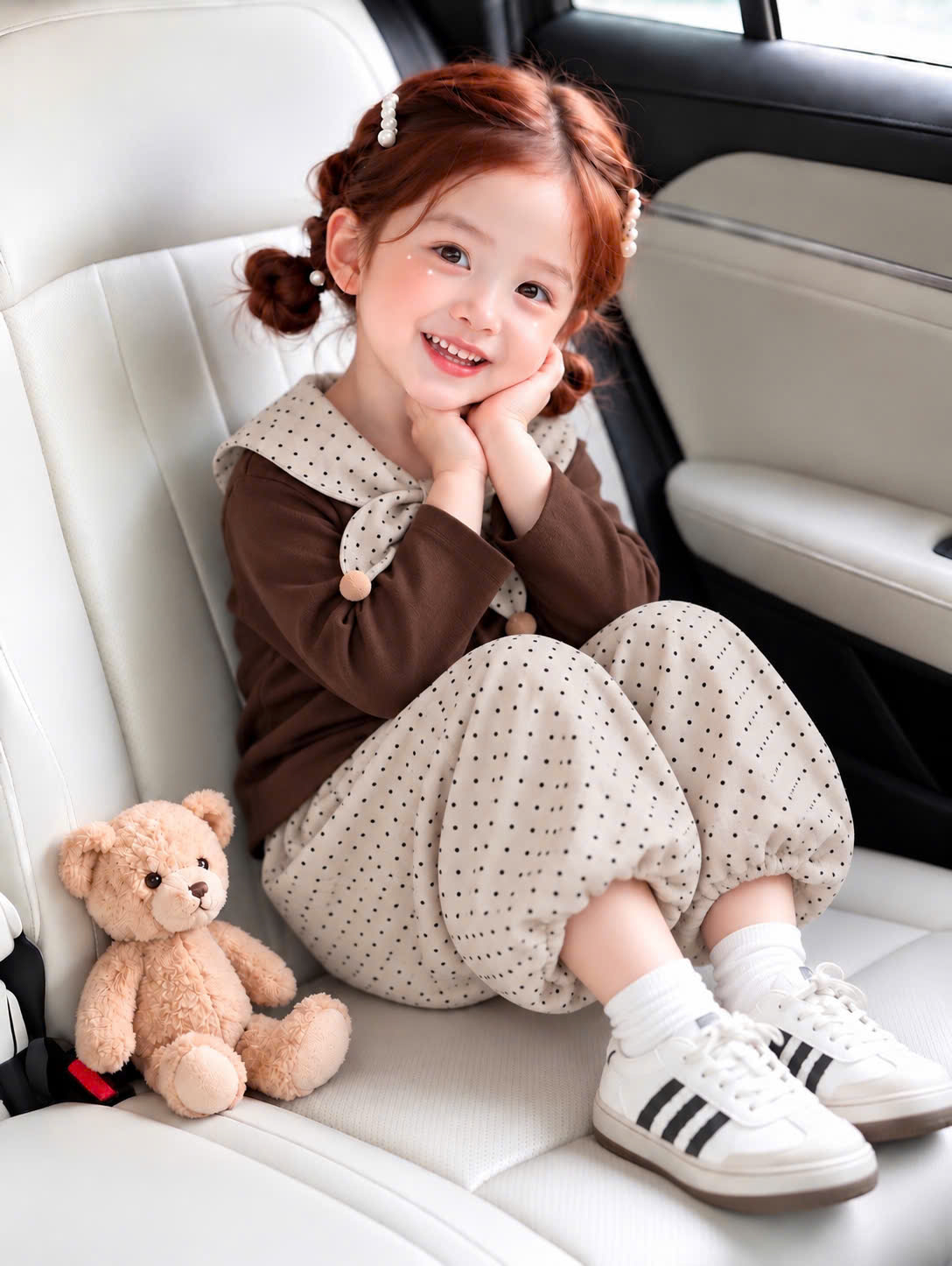 GOM C355 - SET BÉ GÁI NÂU CỔ NƠ BI