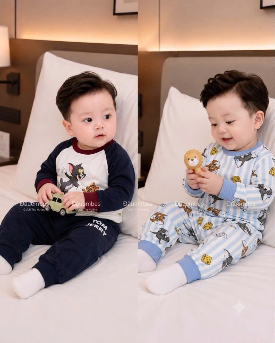 GOM C361 - SET 2 BỘ TOM JERRY BÉ TRAI /