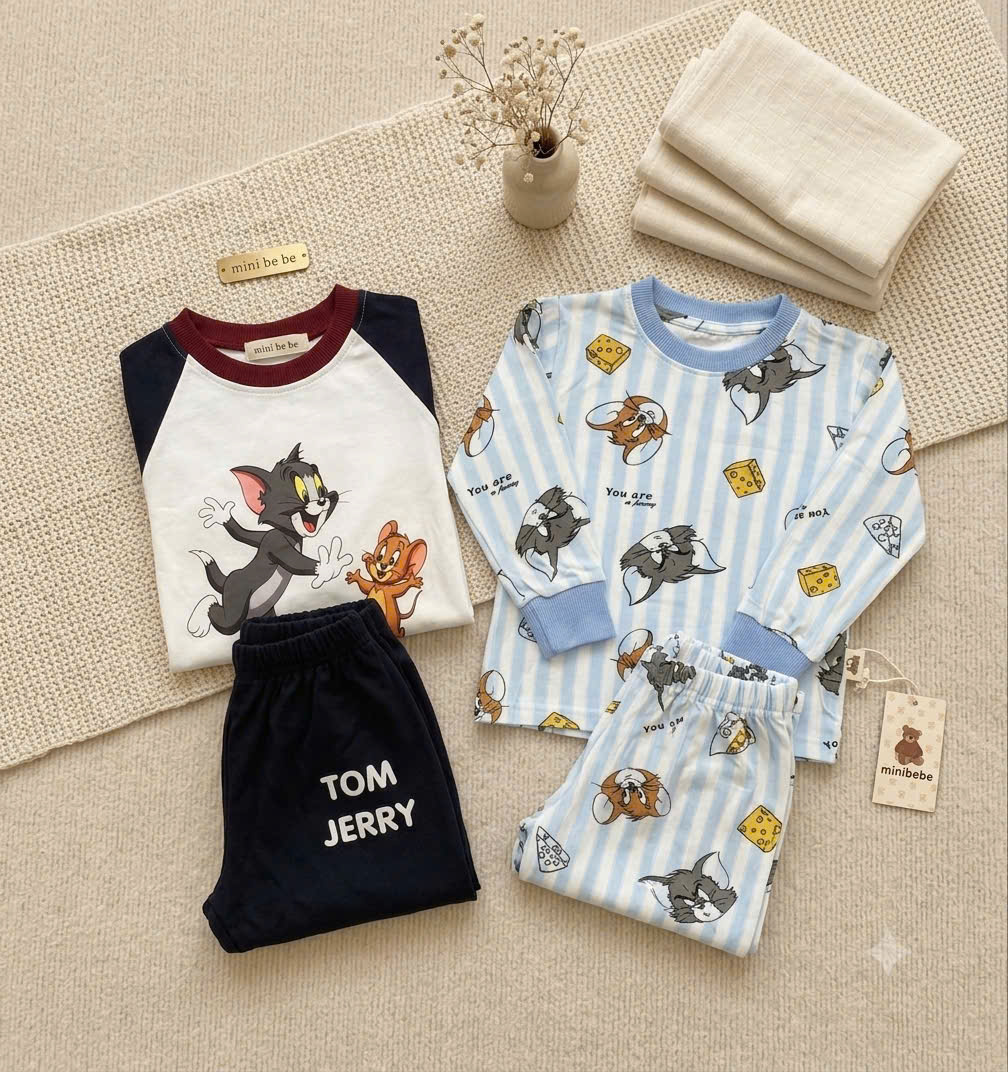 GOM C361 - SET 2 BỘ TOM JERRY BÉ TRAI /