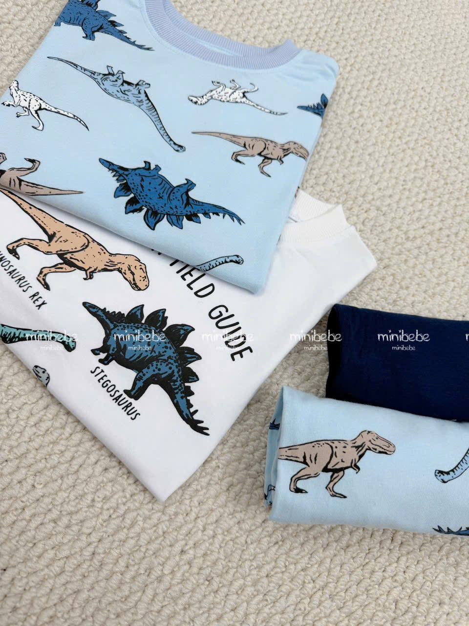 XẢ A104 - SET 2 BỘ KHỦNG LONG DINO XANH TRẮNG PHỐI