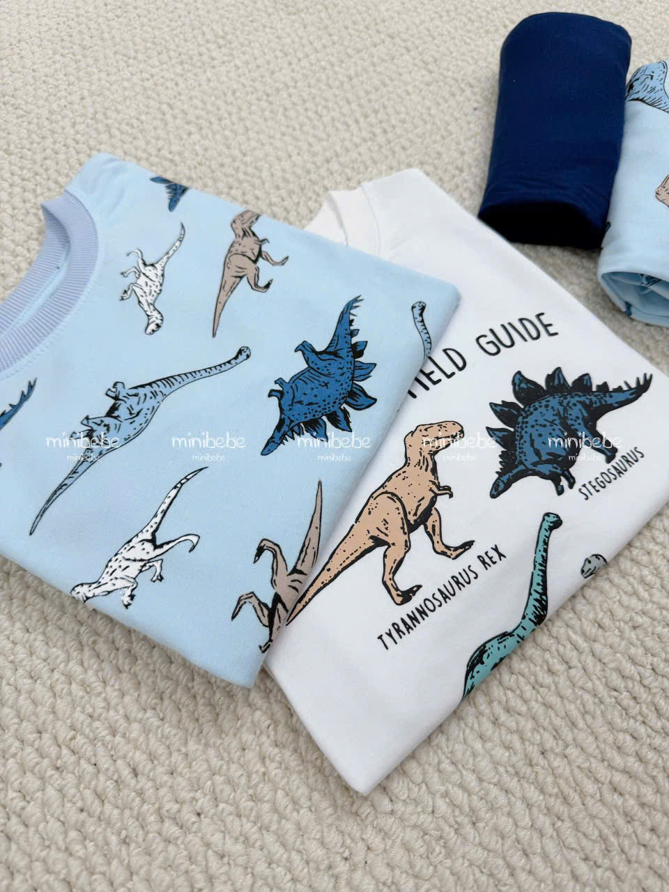 XẢ A104 - SET 2 BỘ KHỦNG LONG DINO XANH TRẮNG PHỐI
